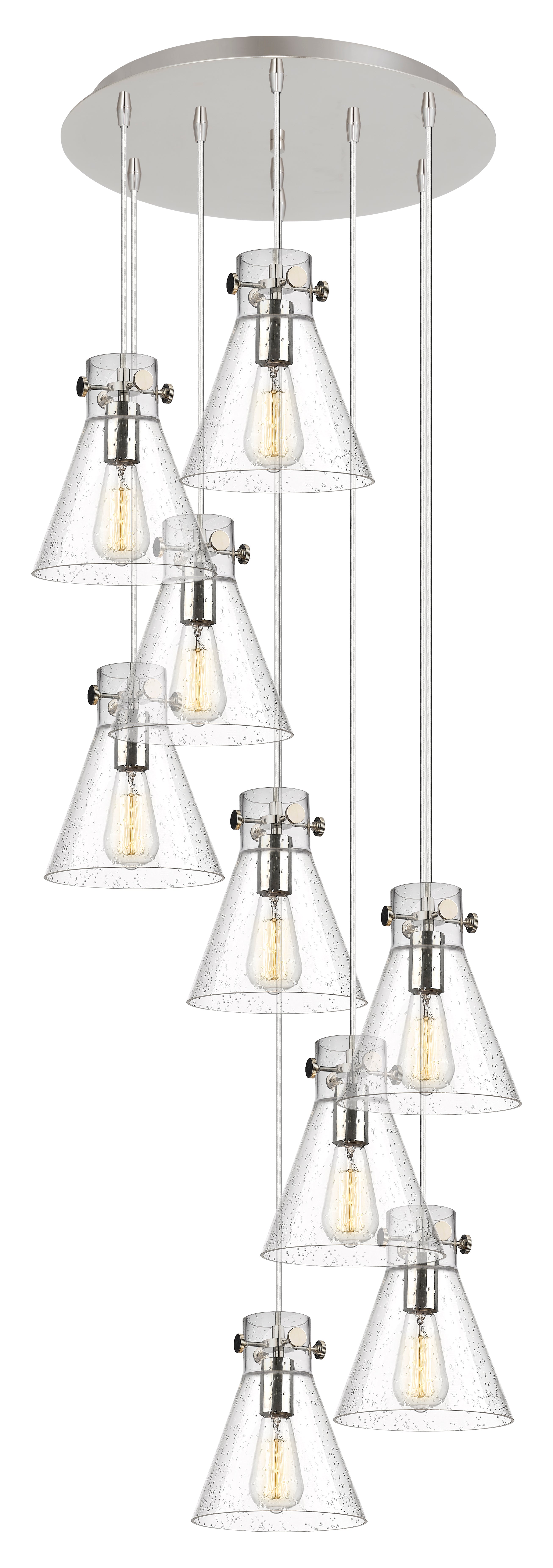 Downtown Urban Multi Pendant Brushed Brass