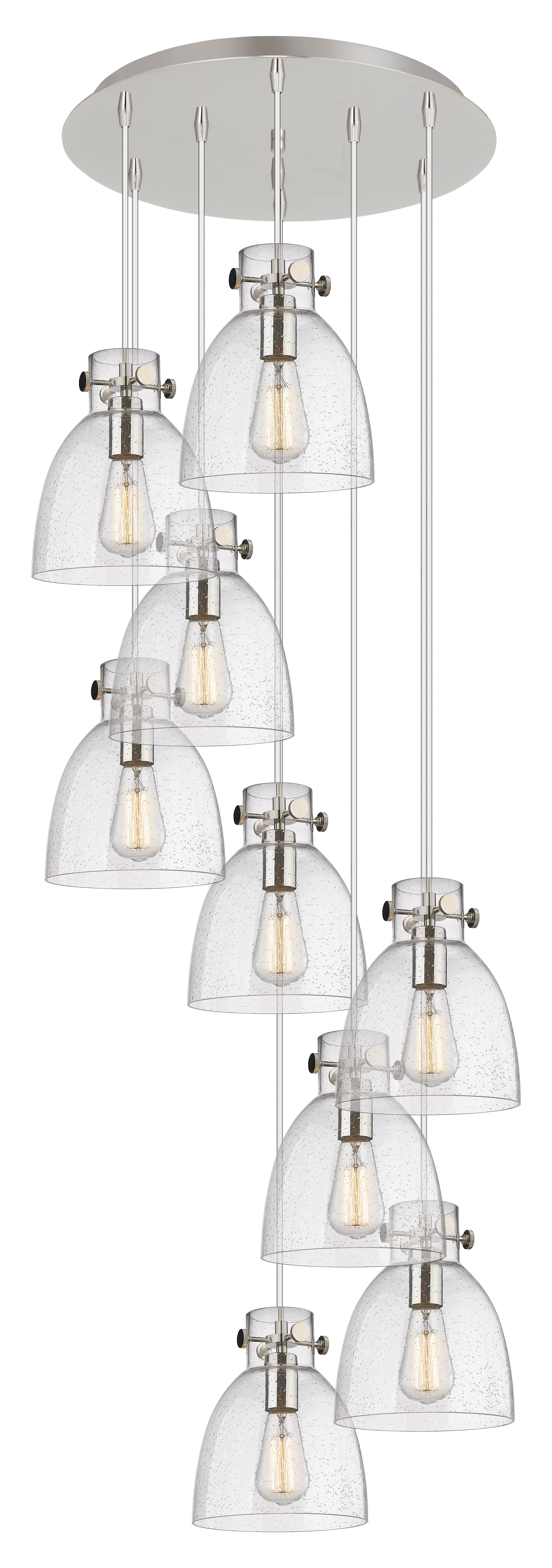 Downtown Urban Multi Pendant Brushed Brass