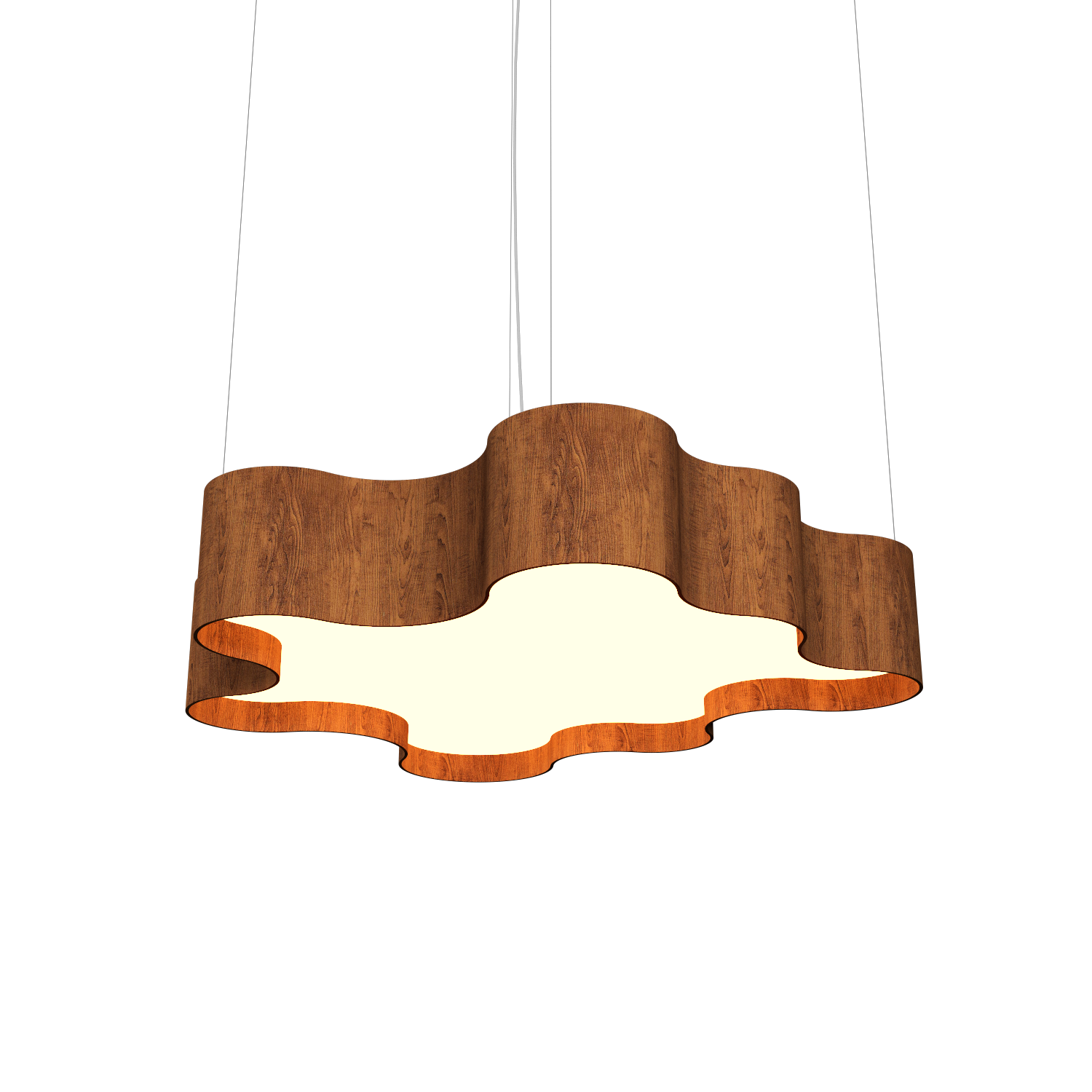 7.87'' Handcrafted Organic LED Accord Pendant Light
