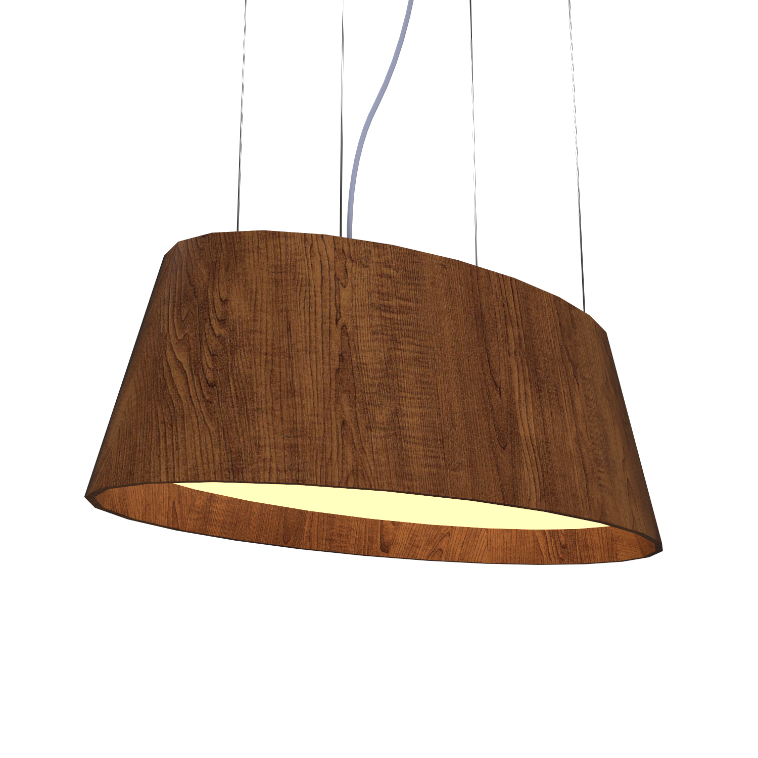 9.84'' Modern Oval LED Accord Pendant Light