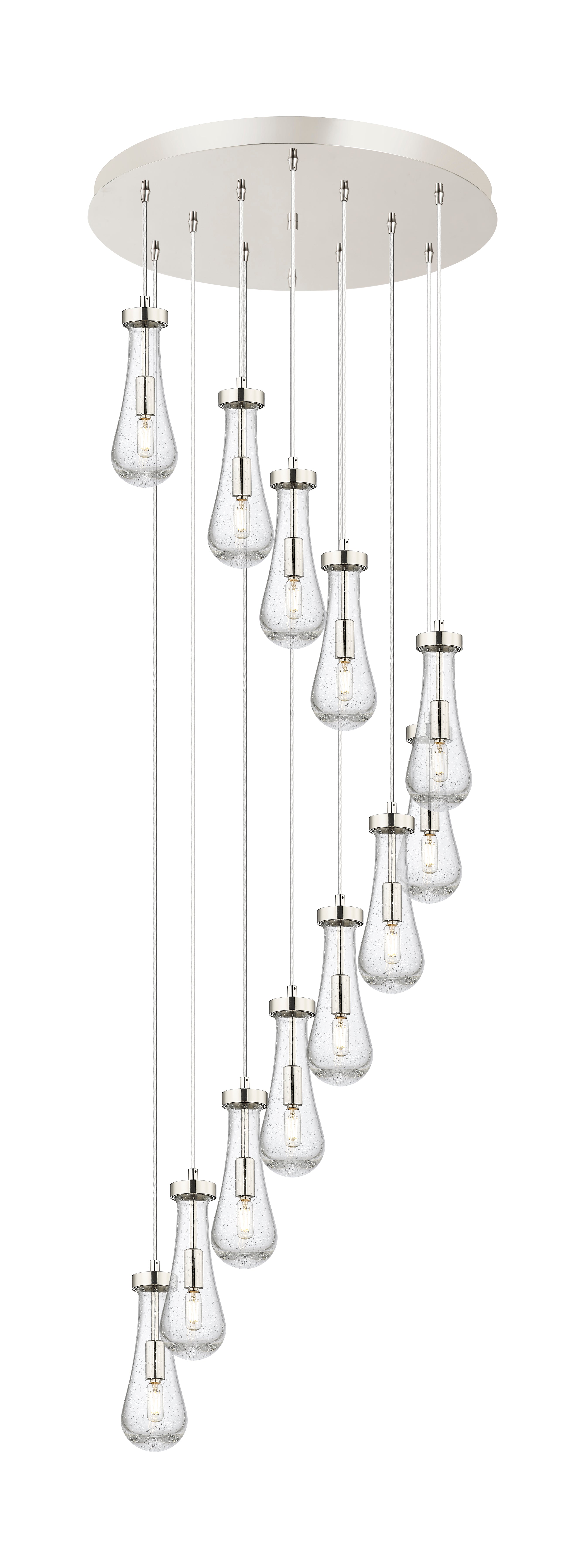 Downtown Urban Multi Pendant Brushed Brass