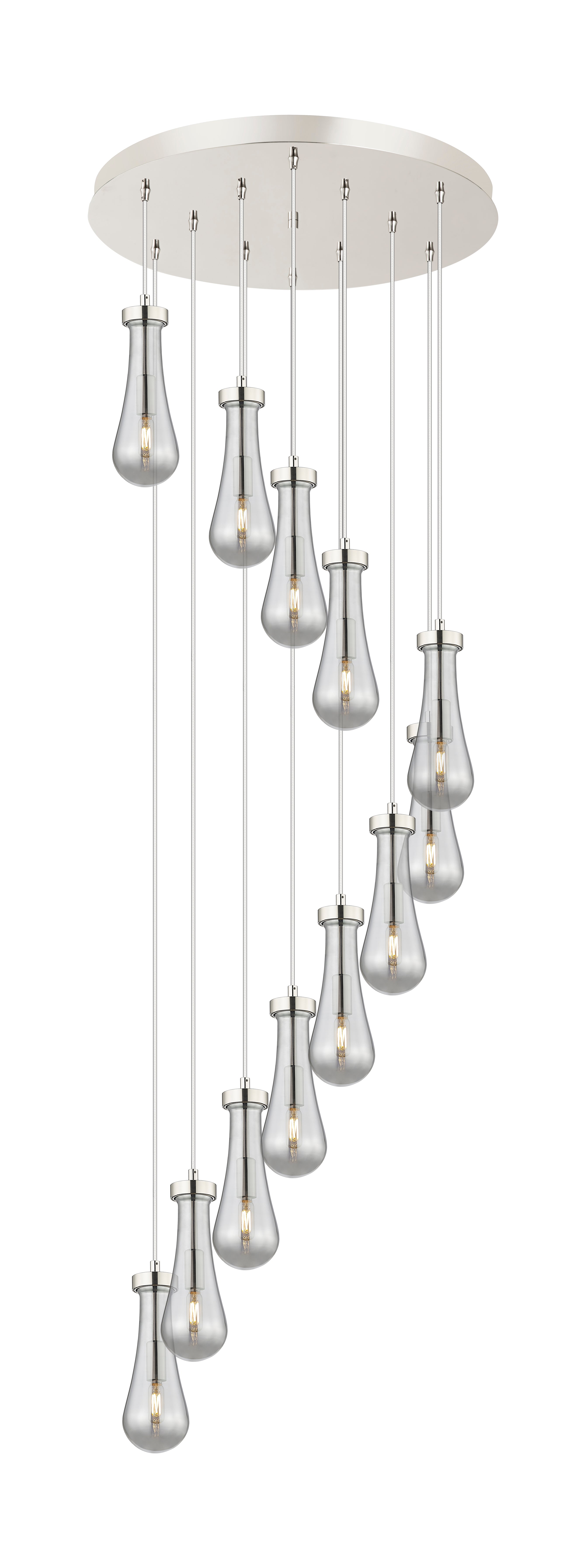 Downtown Urban Multi Pendant Brushed Brass