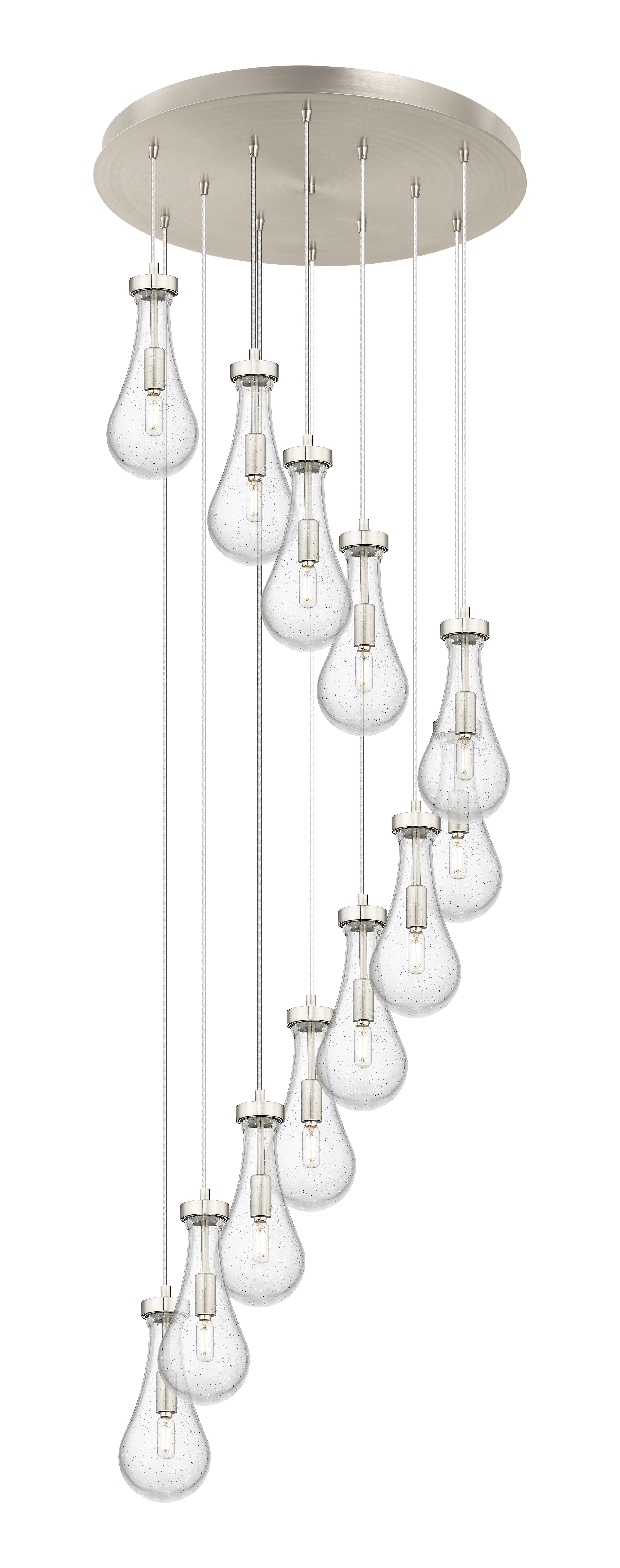 Downtown Urban Multi Pendant Brushed Brass