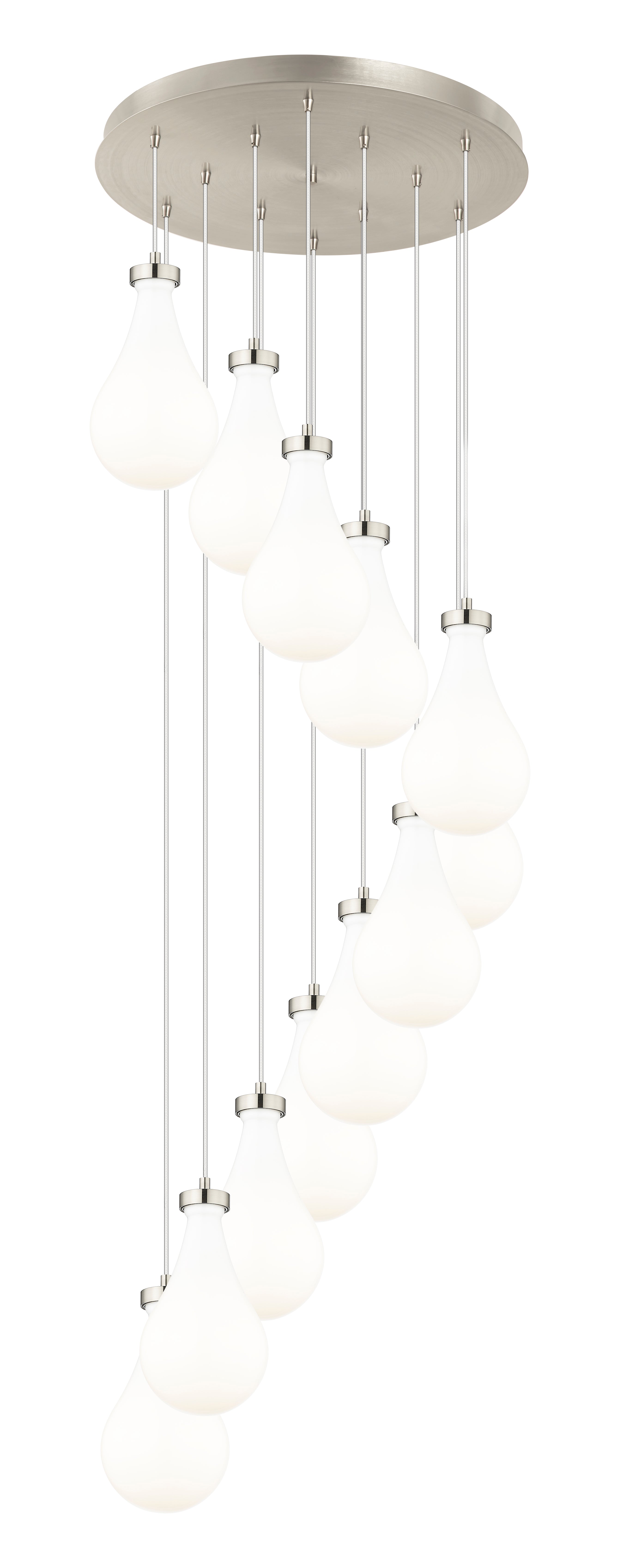 Downtown Urban Multi Pendant Brushed Brass