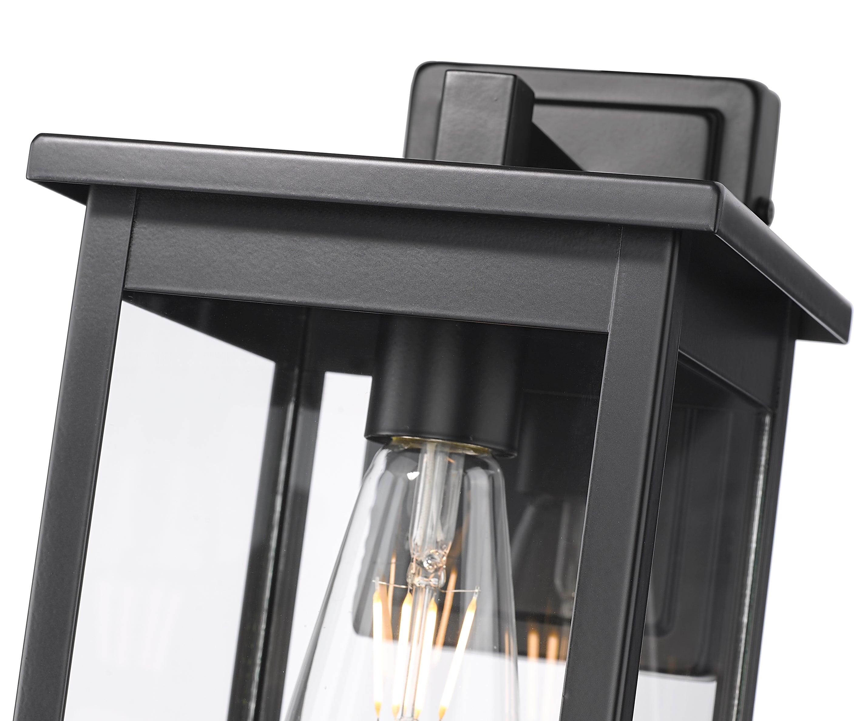 5.5'' Bowton II Powder Coated Black 1 Light Wall Sconce