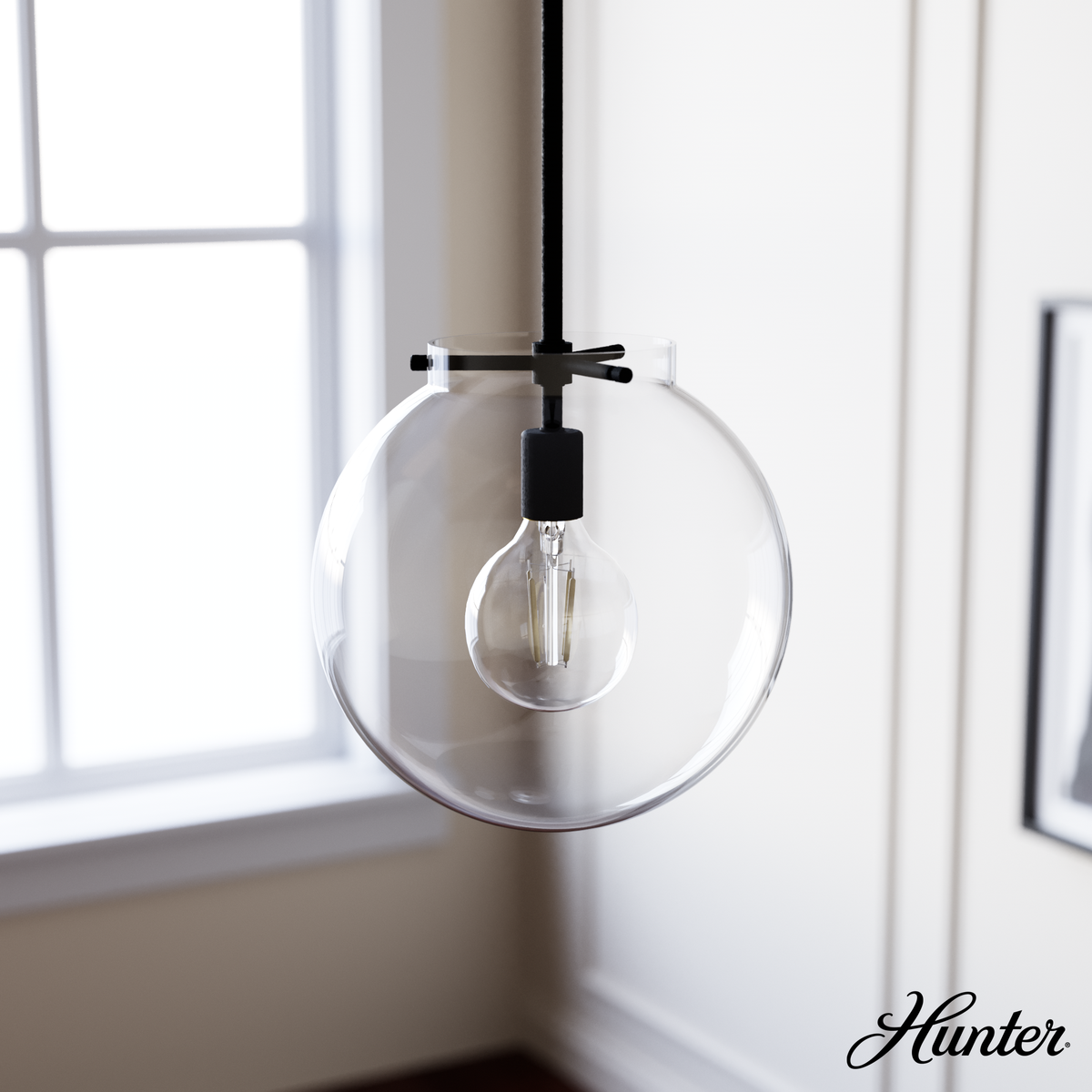 Briargrove 30-inch 8-light Matte Black Chandelier