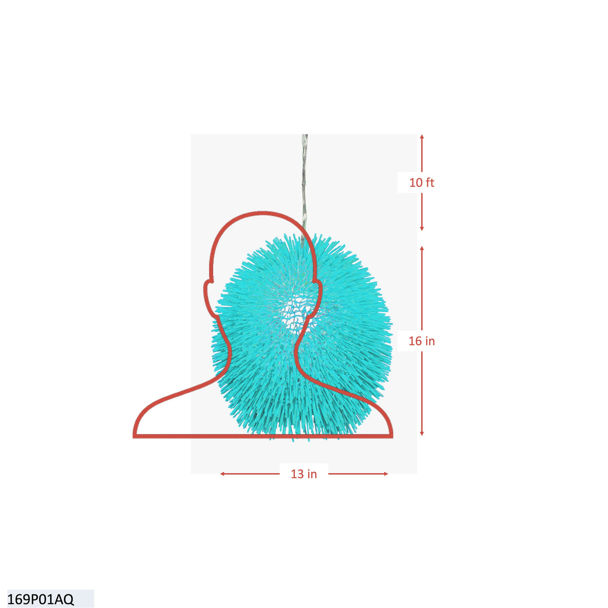 Urchin 1 Light Pendant