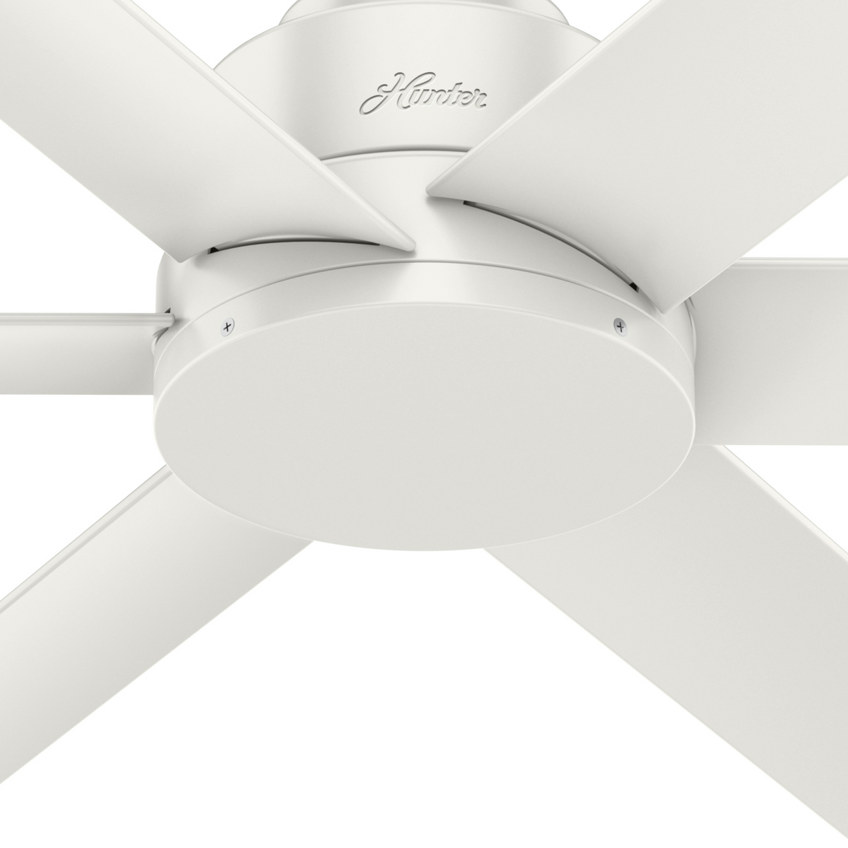 44 inch Kennicott Fresh White Damp Rated Ceiling Fan and Wall Control