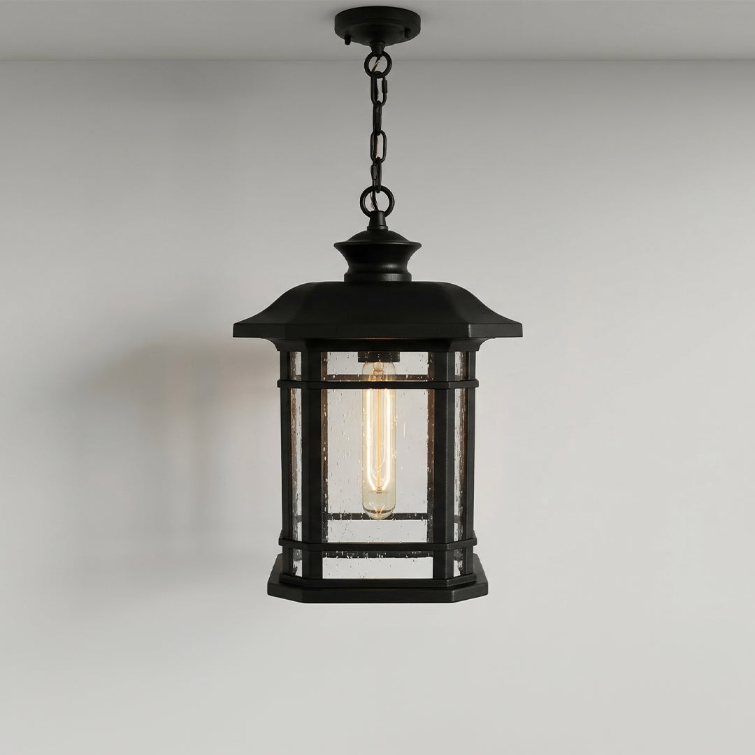 Blackburn 1 Light Black Outdoor Pendant