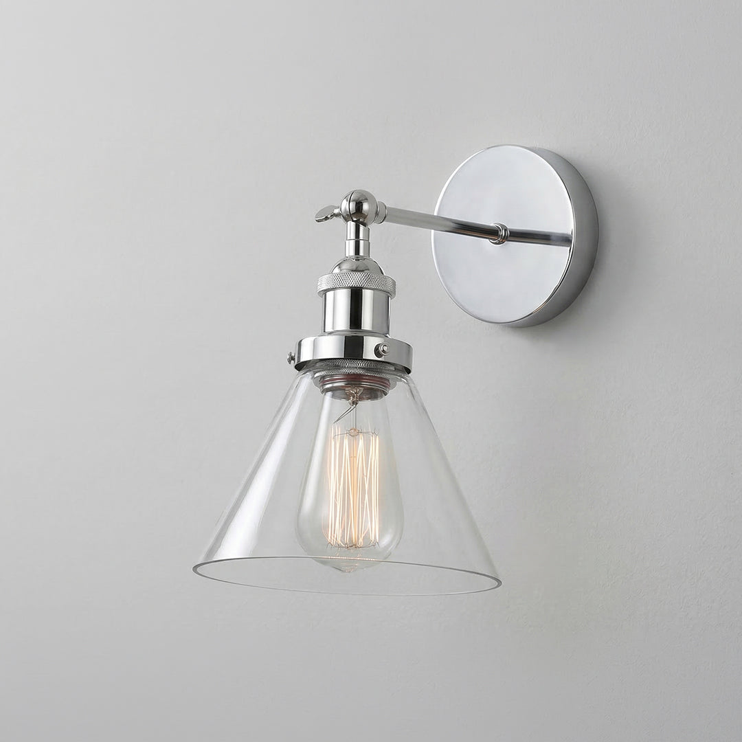 Eustis 1 Light Polished Wall Sconce