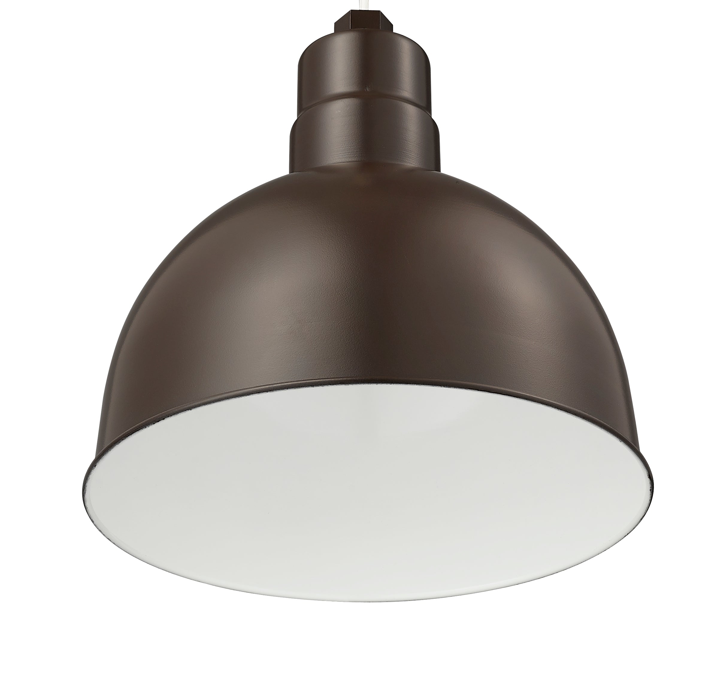 12'' Architectural Bronze Metal R Series Deep Bowl Shade