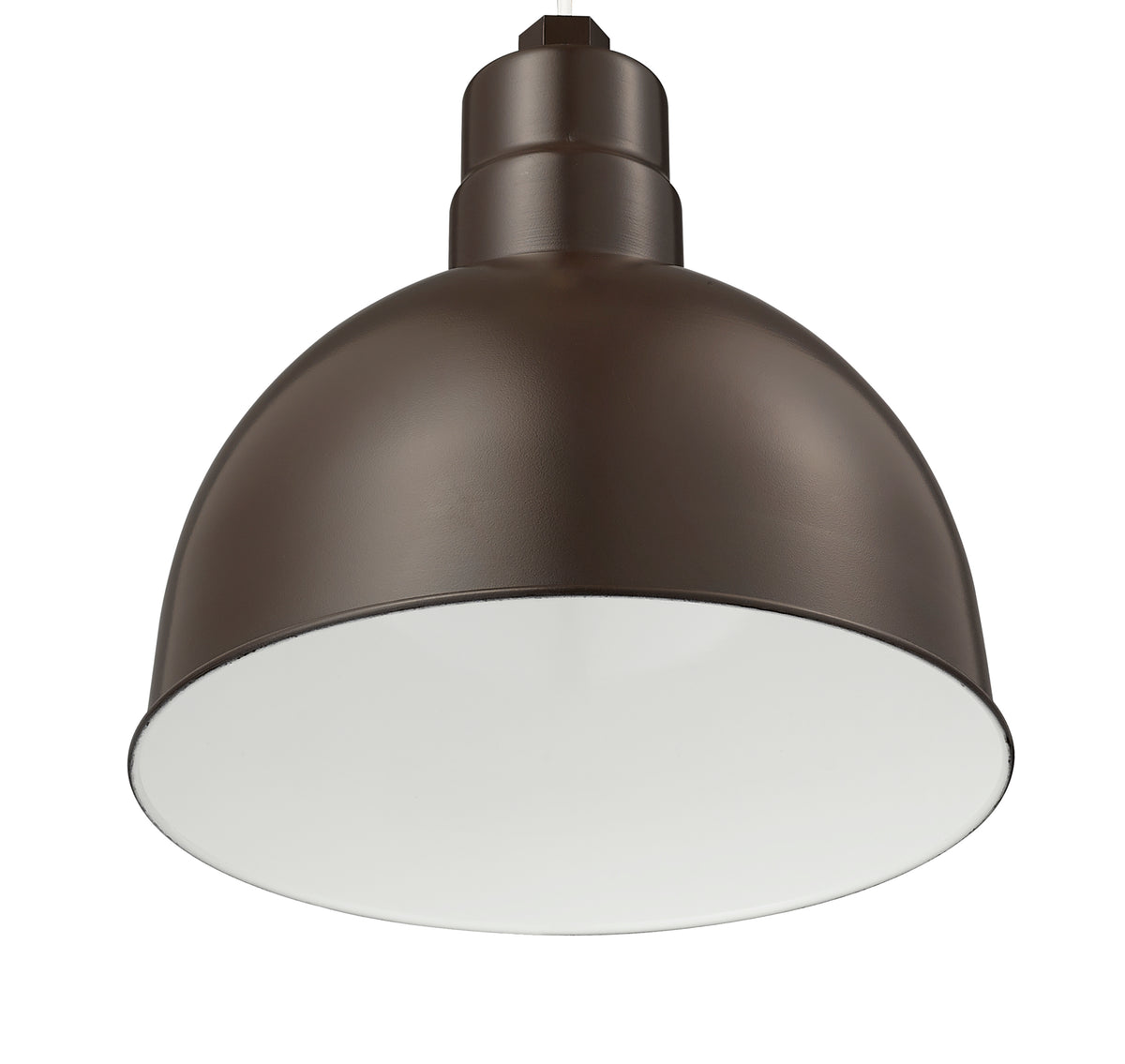 12'' Architectural Bronze Metal R Series Deep Bowl Shade