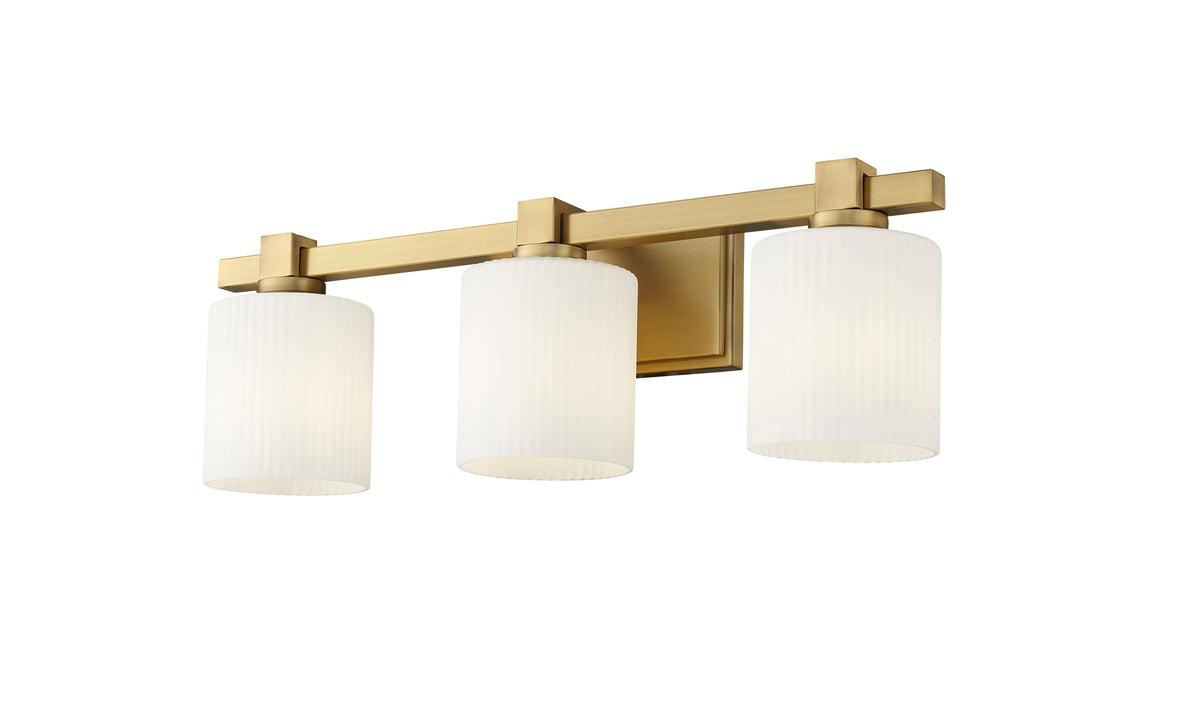 22'' Abelson Vintage Brass 3 Light Bath Vanity