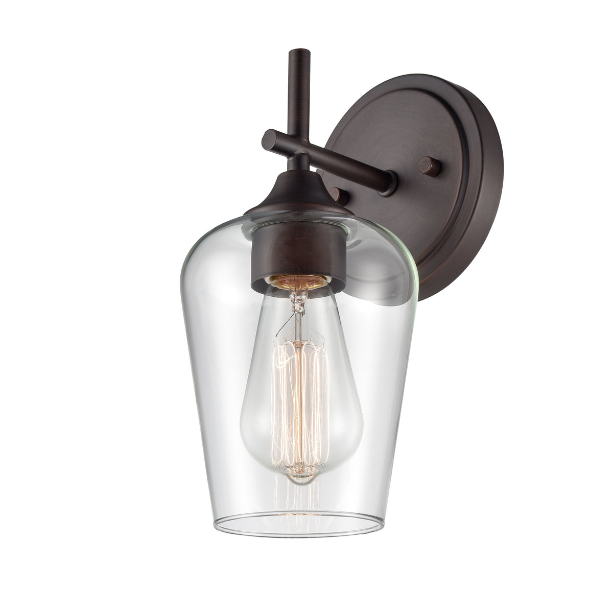 5'' Ashford Rubbed Bronze 1 Light Wall Sconce