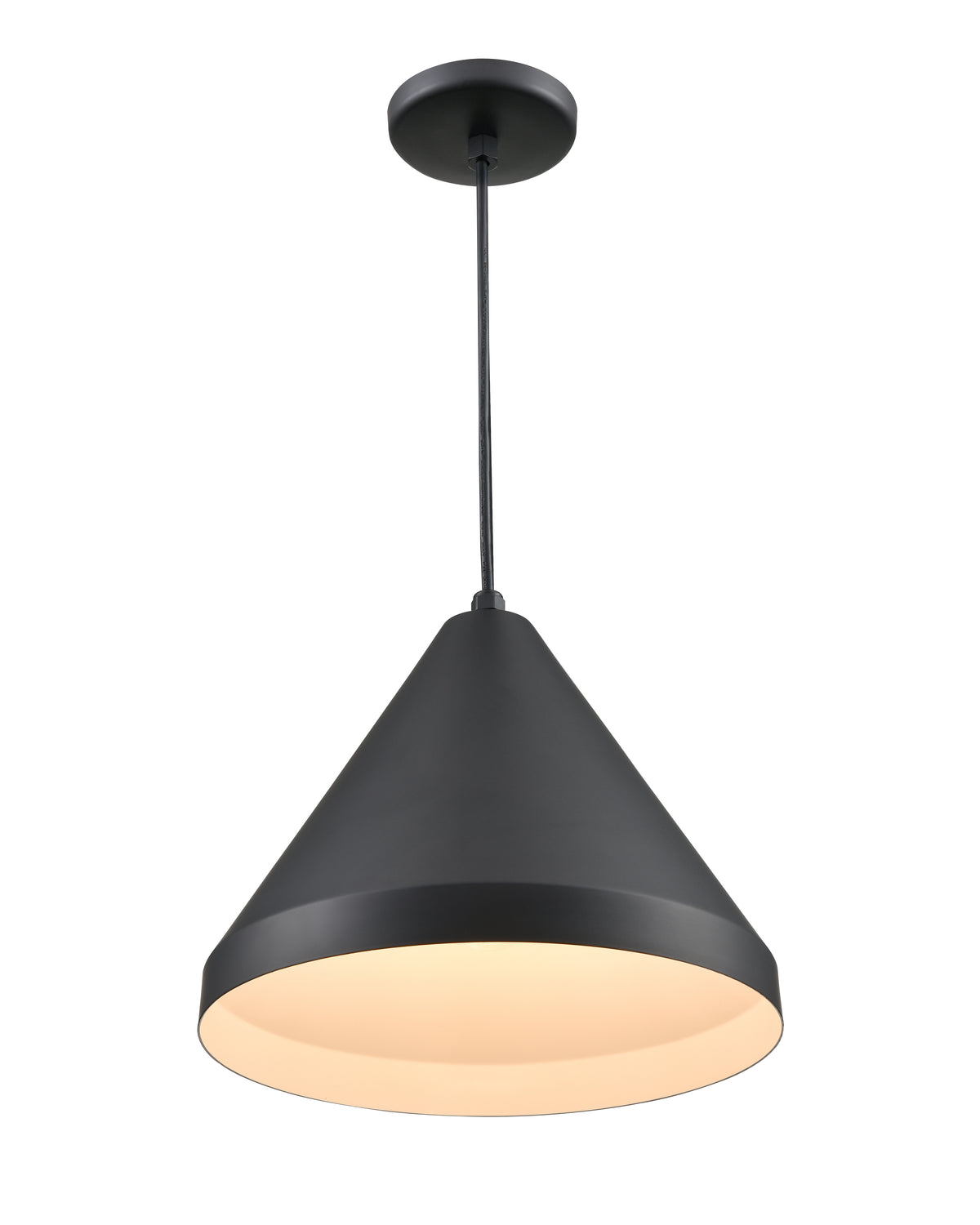 11.25'' R Series Satin Black 1 Light Pendant