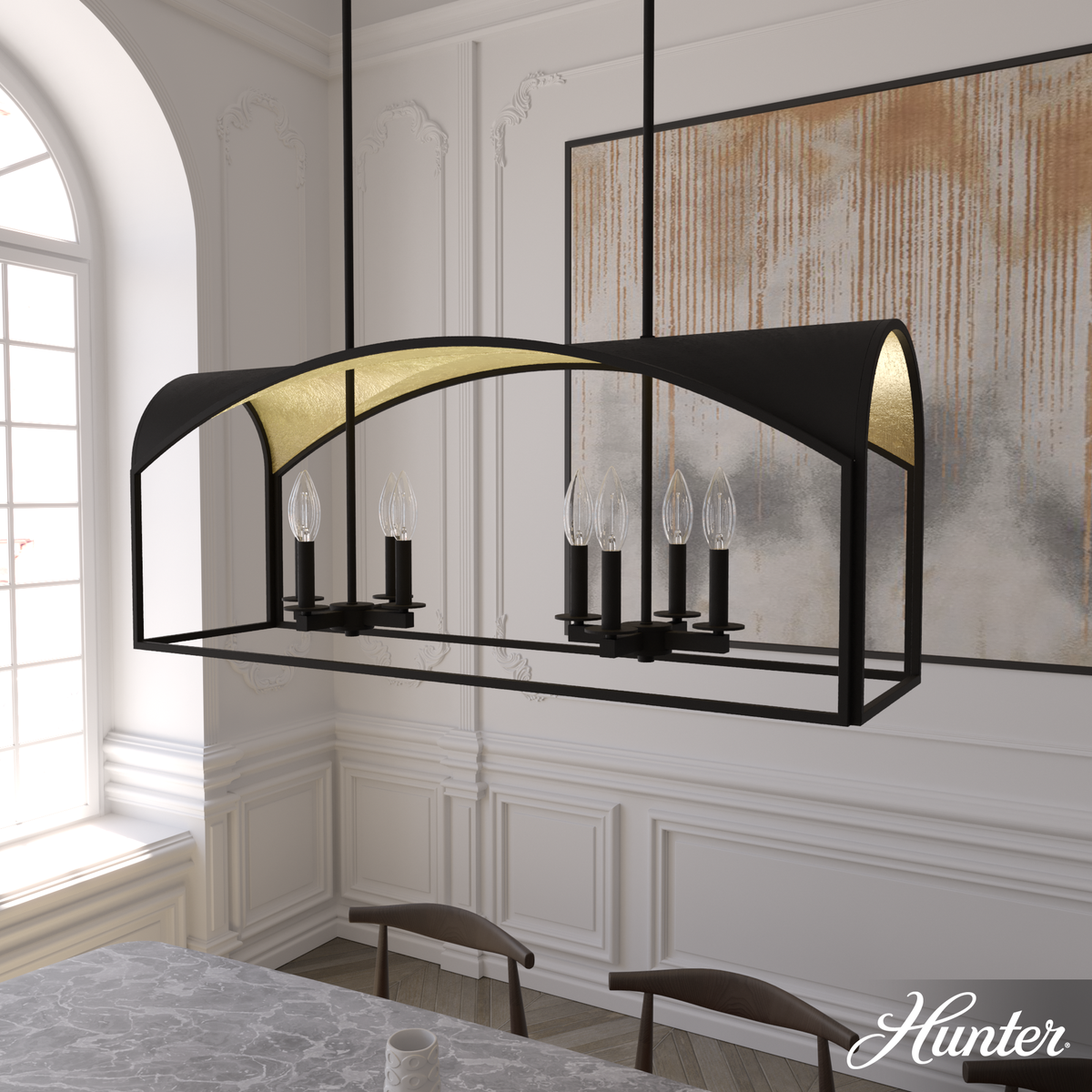 Astwood 18-inch 4-light Brushed Nickel Drum Chandelier
