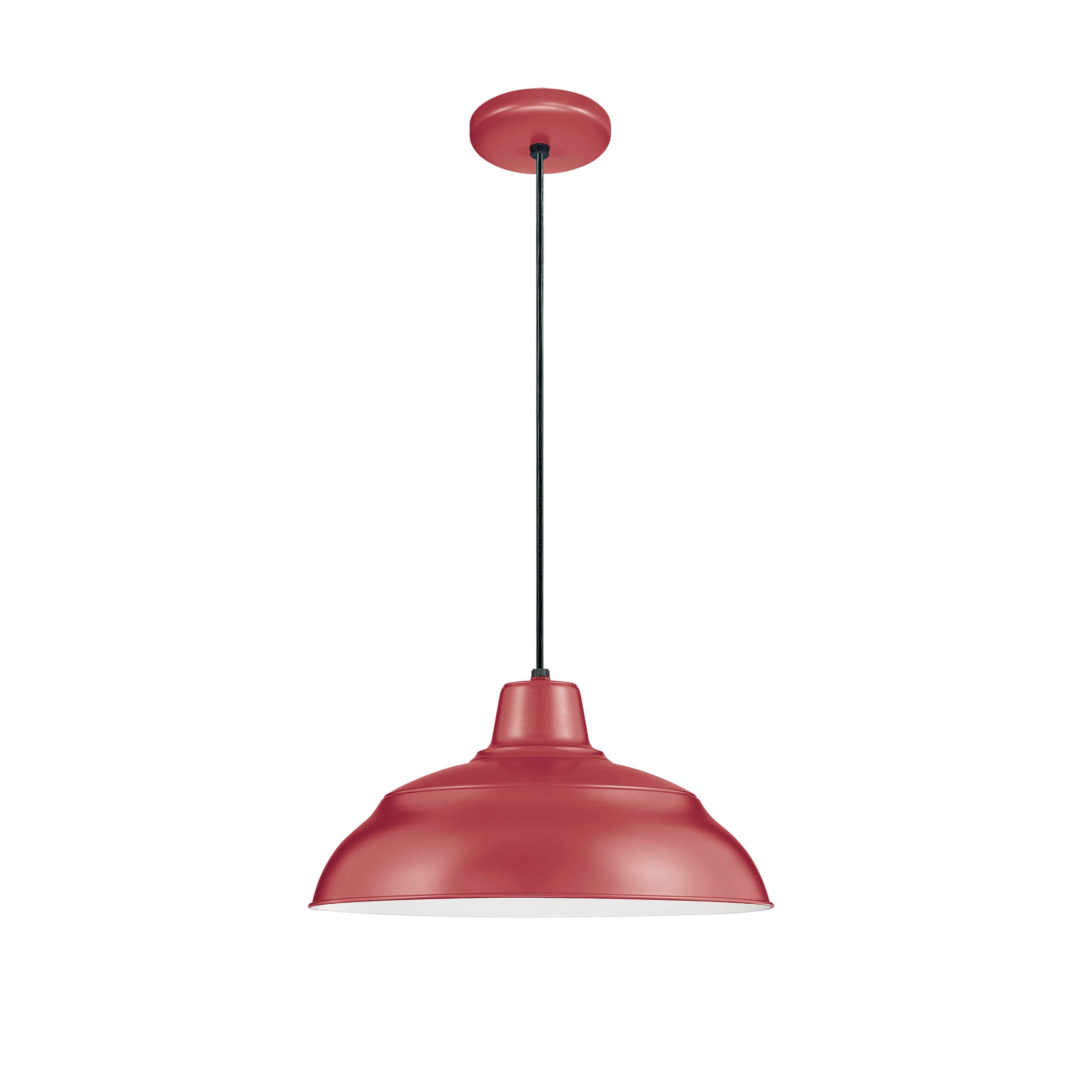 7.25'' R Series Satin Red 1 Light Pendant
