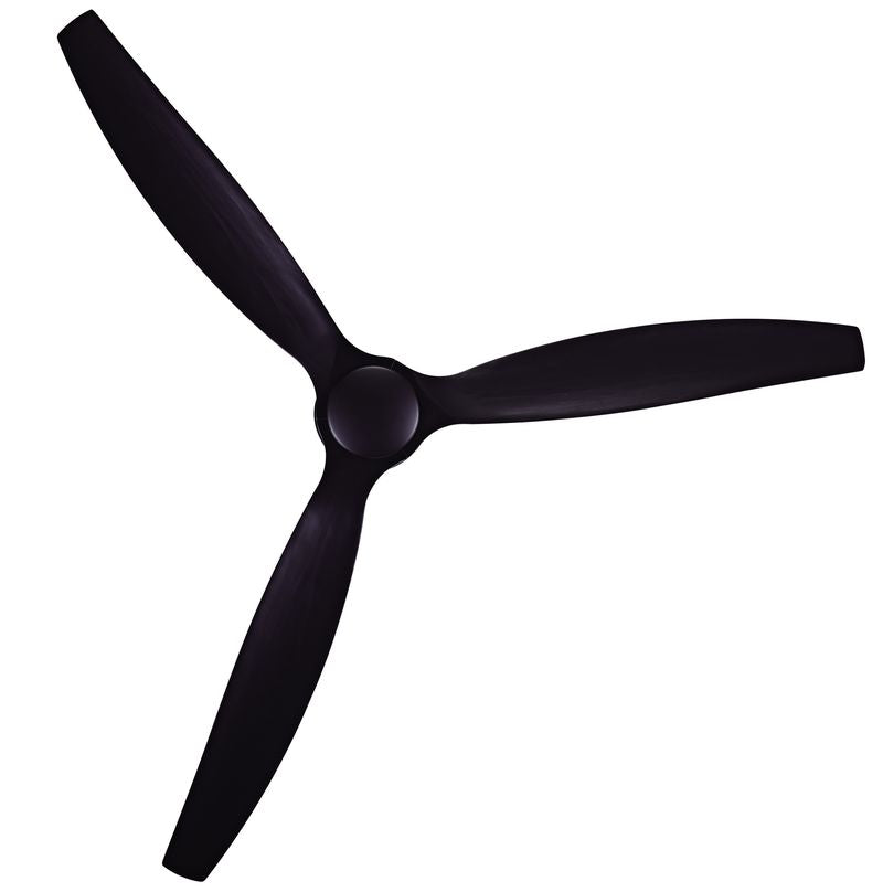 Akmani 60" DC Fan Black w/Black Wood Blades (Remote Included)