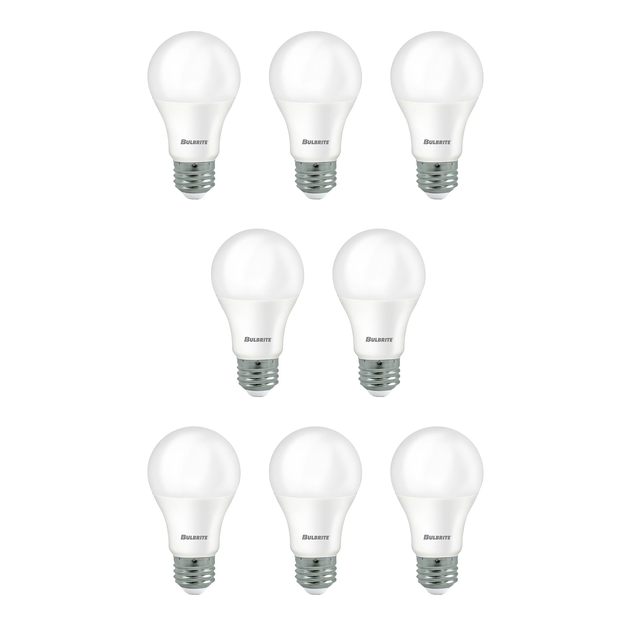 A19 9W Non-Dimmable Frost Filament LED Light Bulb with E26 Base, 4000K, 750 Lumens, 8-Pack