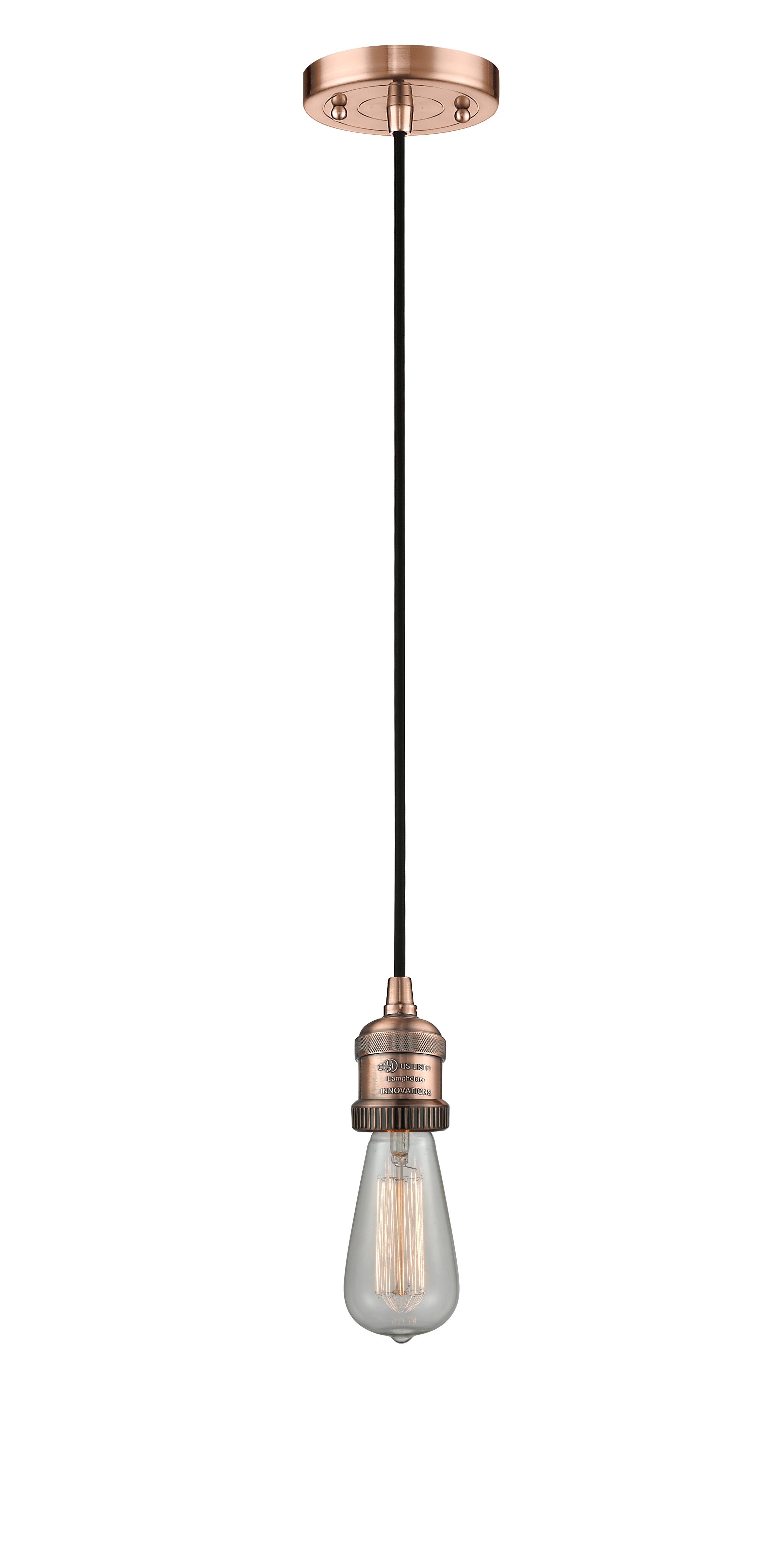 Franklin Restoration Mini Pendant Brass Finish