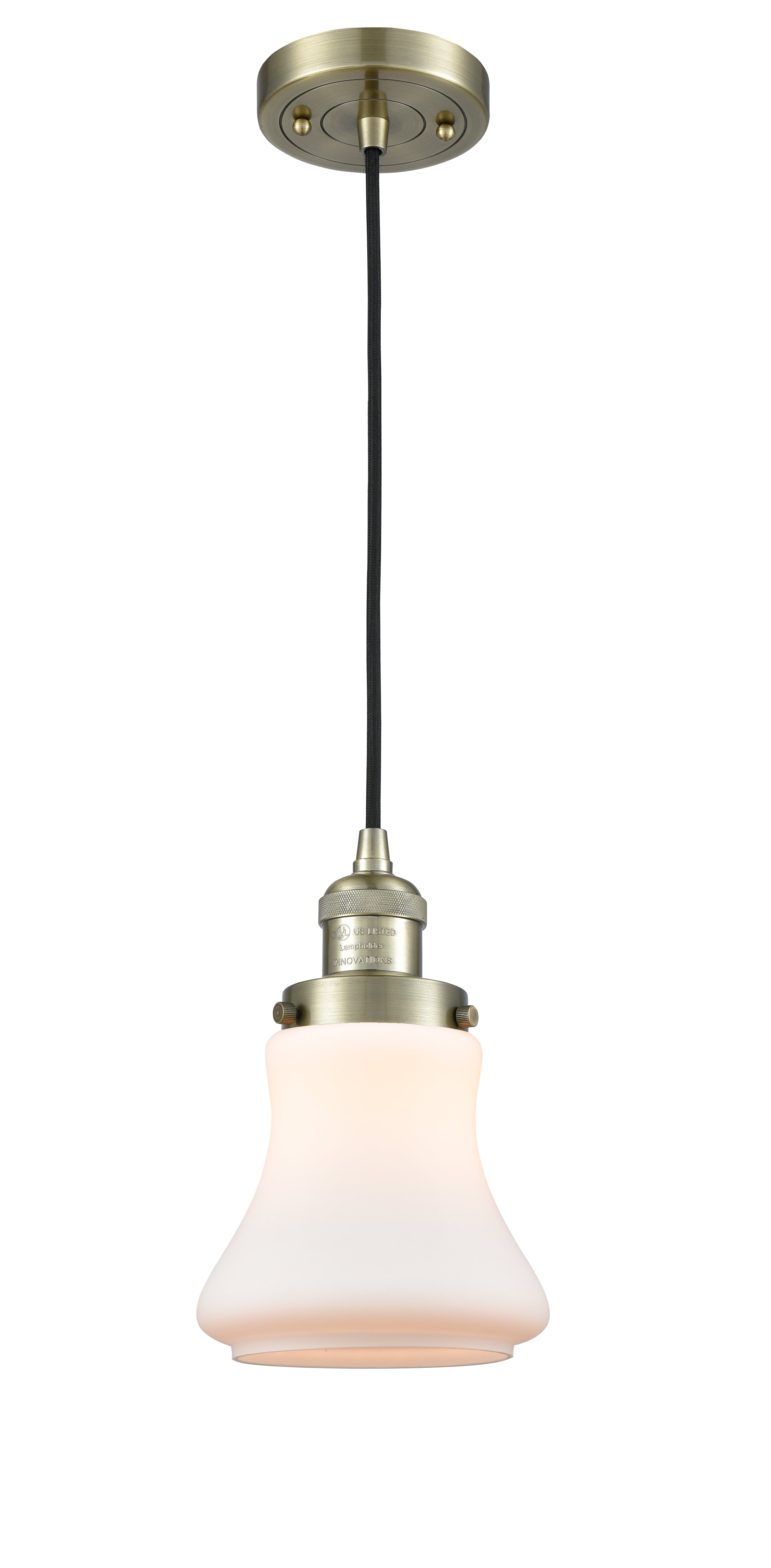 Franklin Restoration Mini Pendant Cast Brass