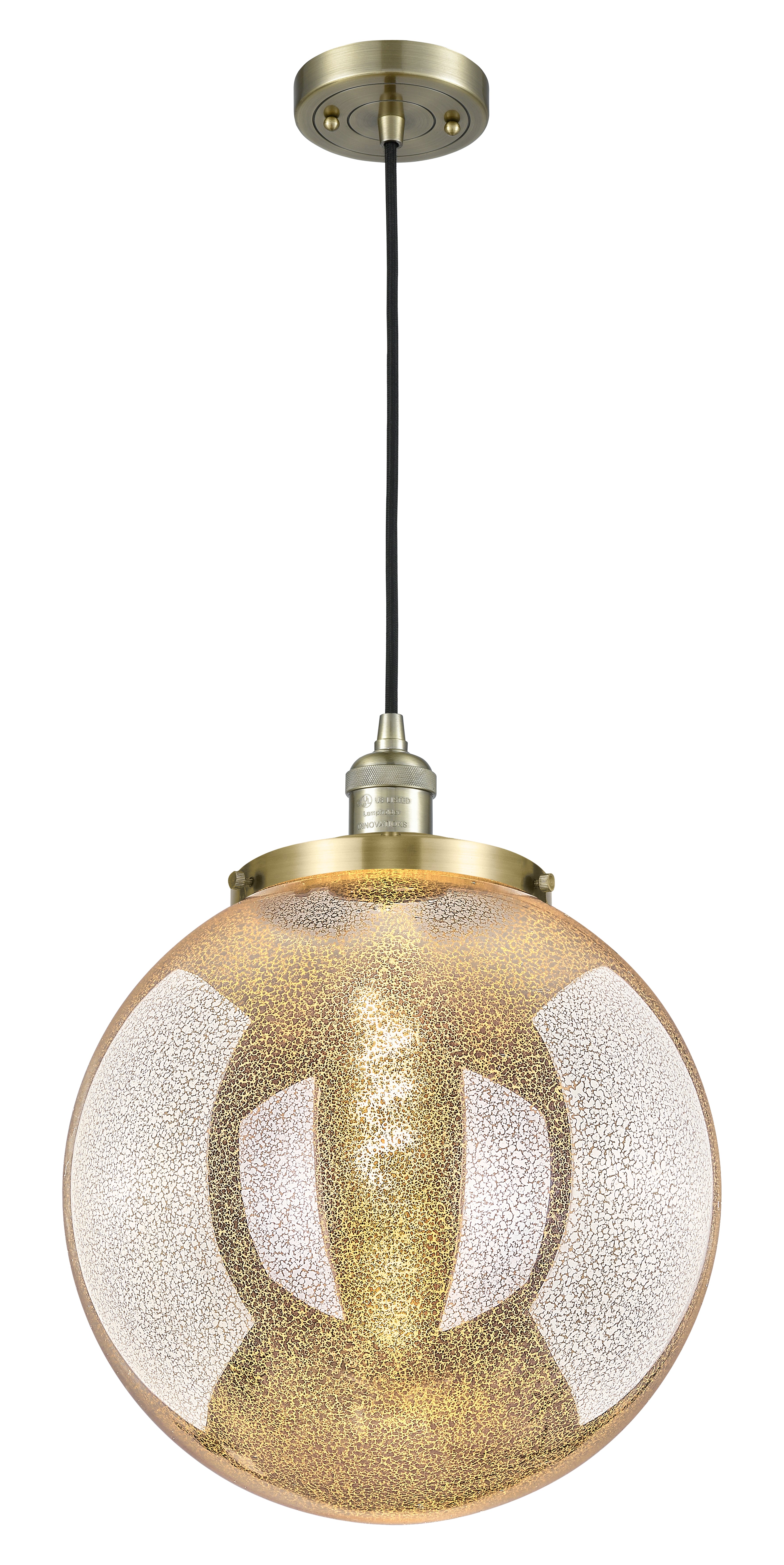 Franklin Restoration Mini Pendant Antique Brass