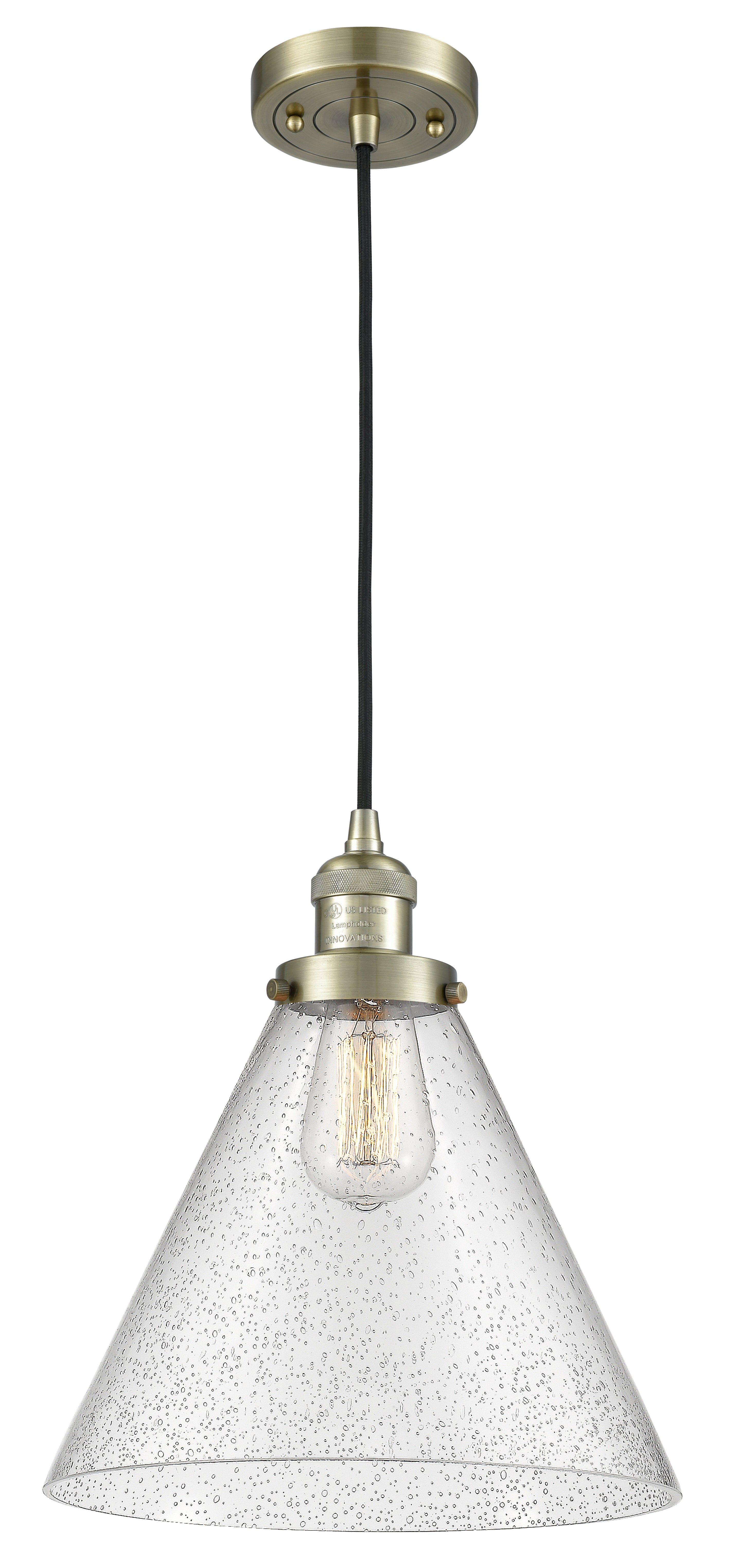 Franklin Restoration Mini Pendant Antique Brass