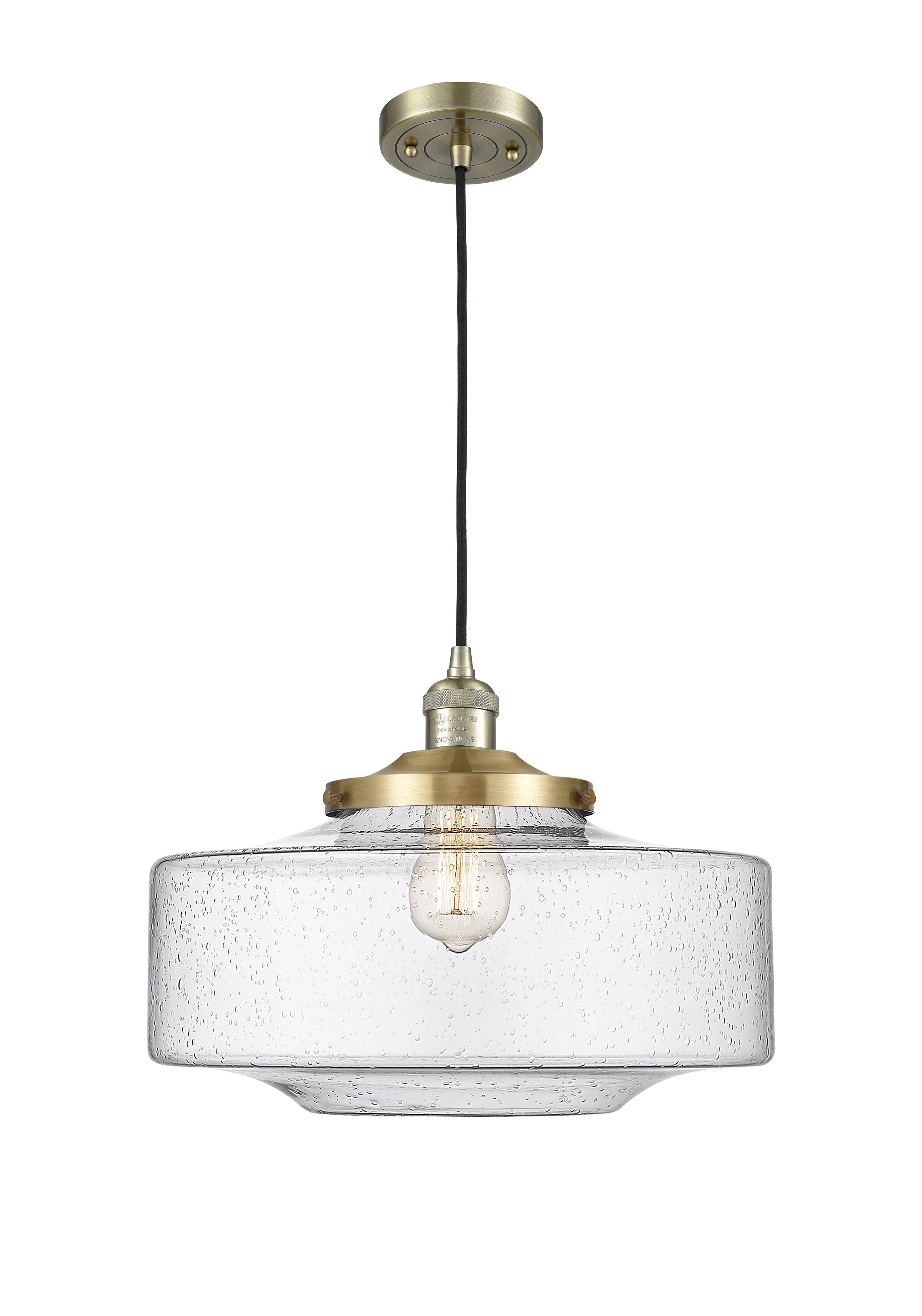 Franklin Restoration Mini Pendant Antique Brass
