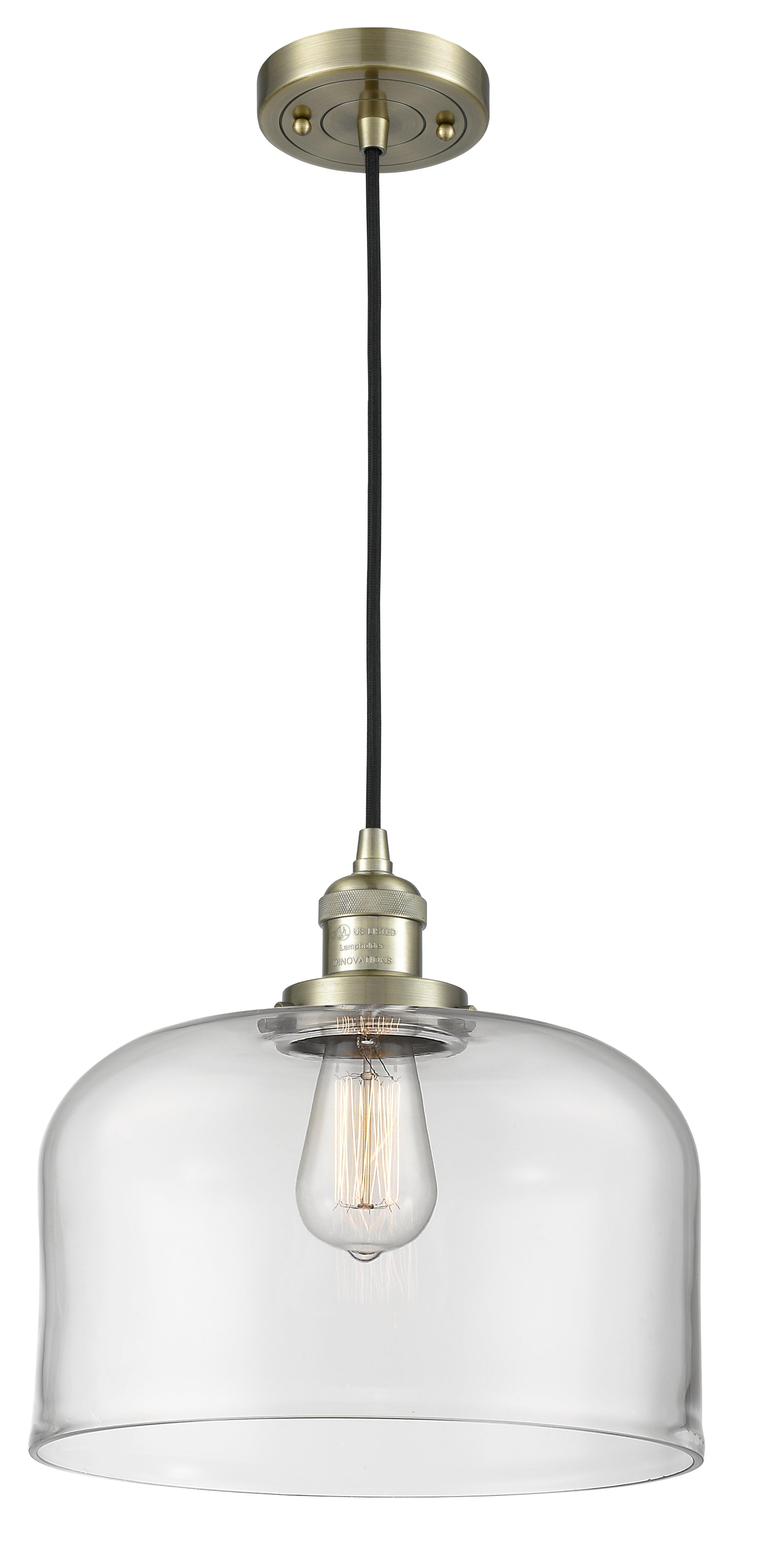Franklin Restoration Mini Pendant Brass