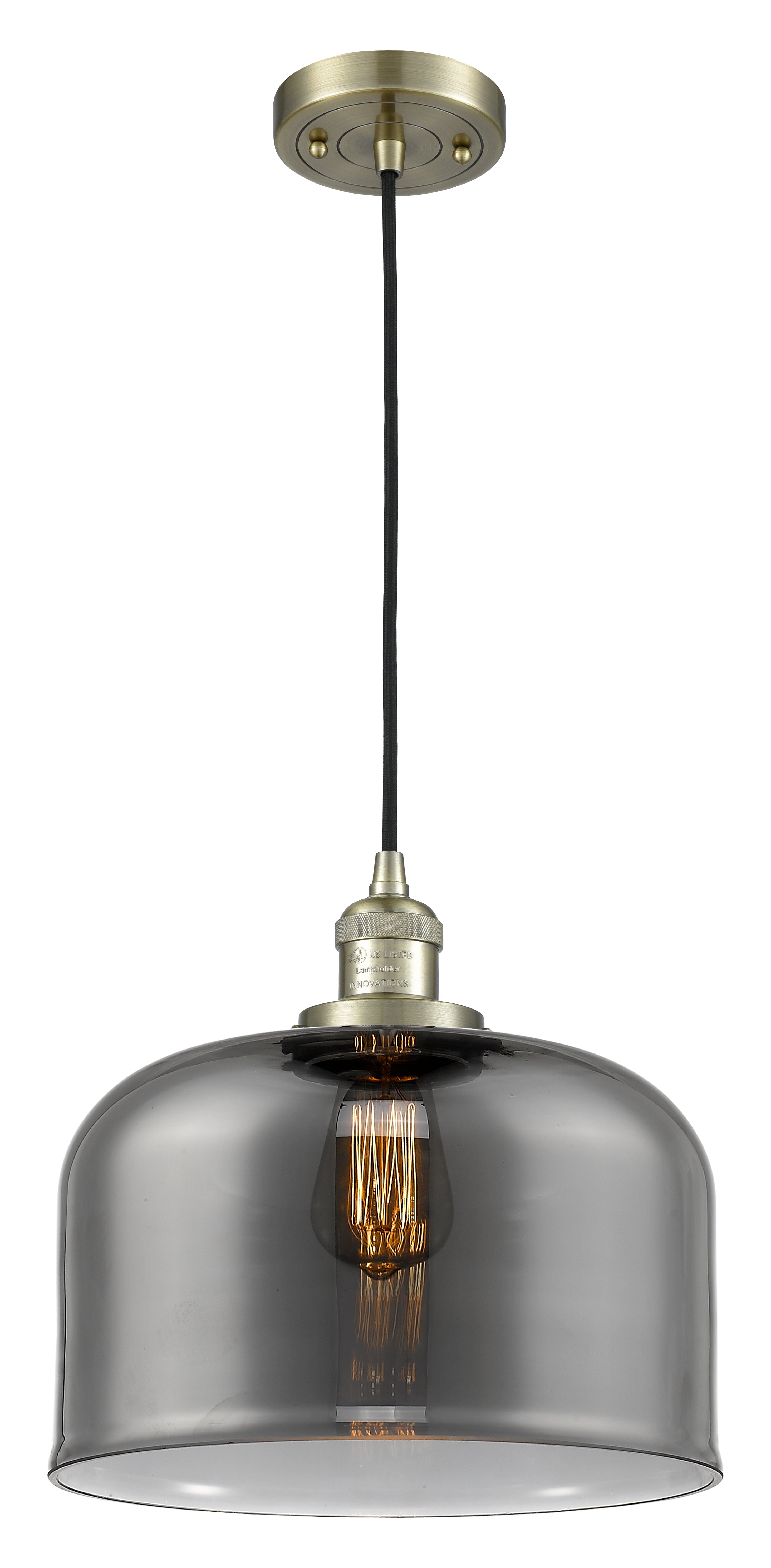 Franklin Restoration Mini Pendant Brass Steel