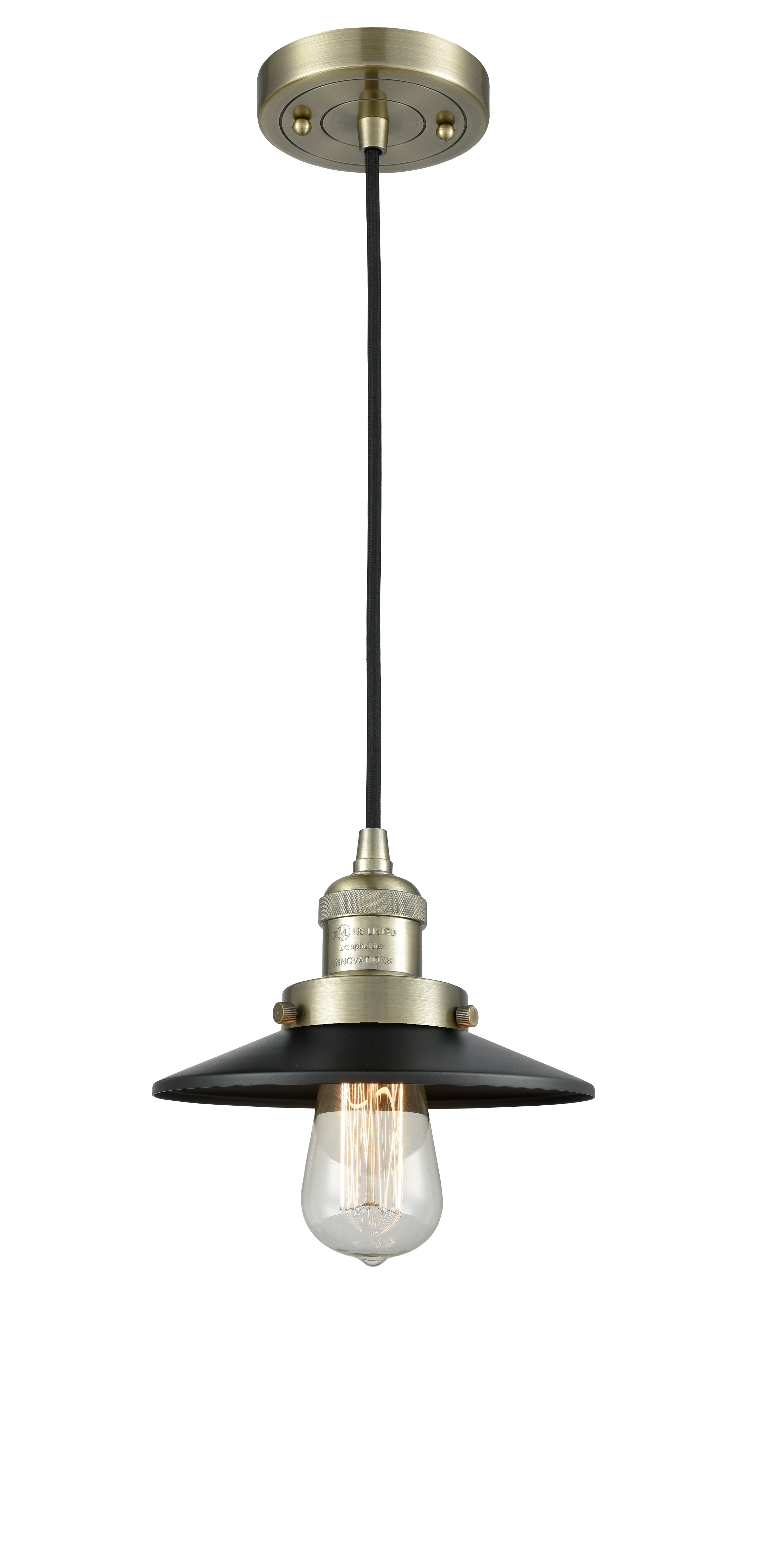 Franklin Restoration Mini Pendant Antique Brass