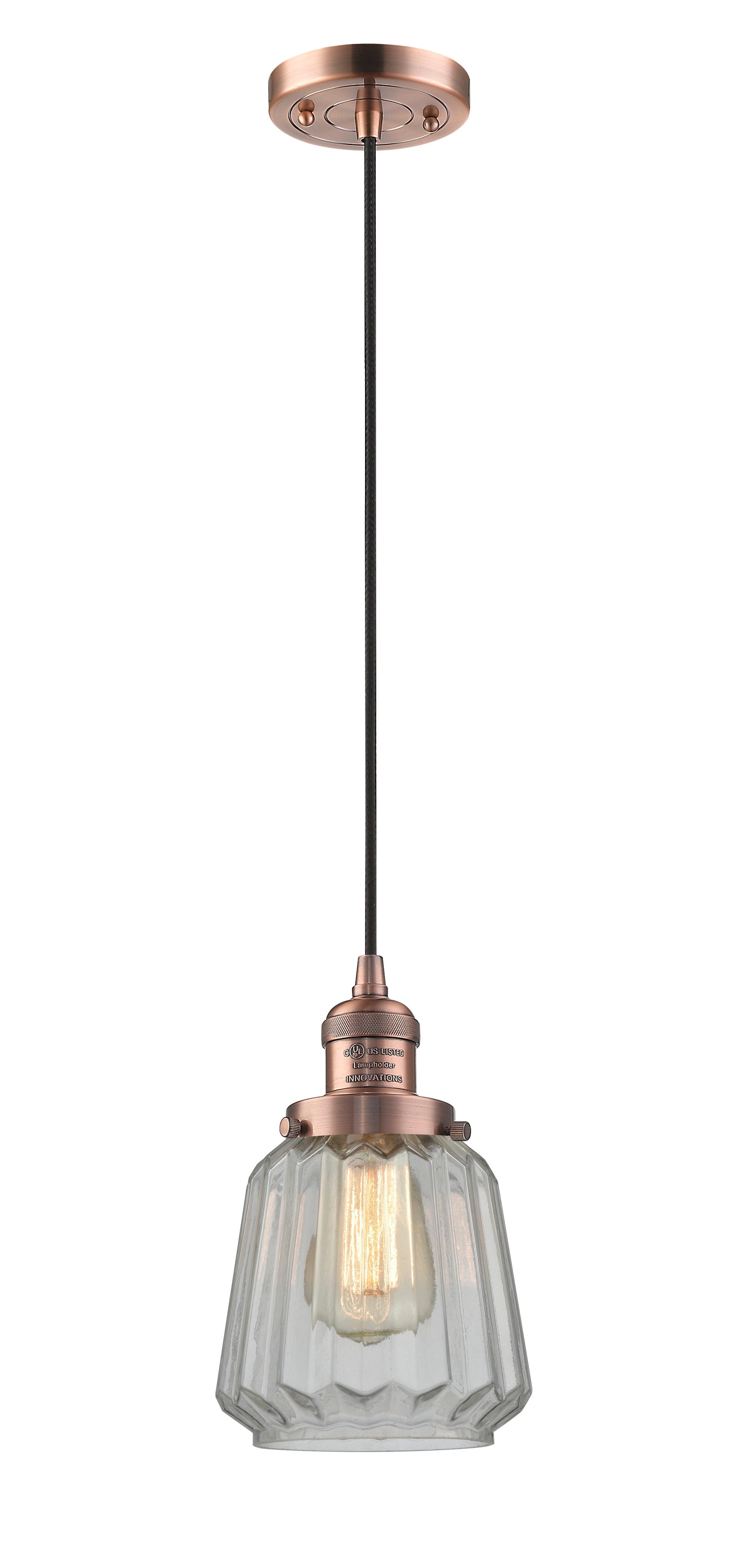 Franklin Restoration Mini Pendant Antique Brass