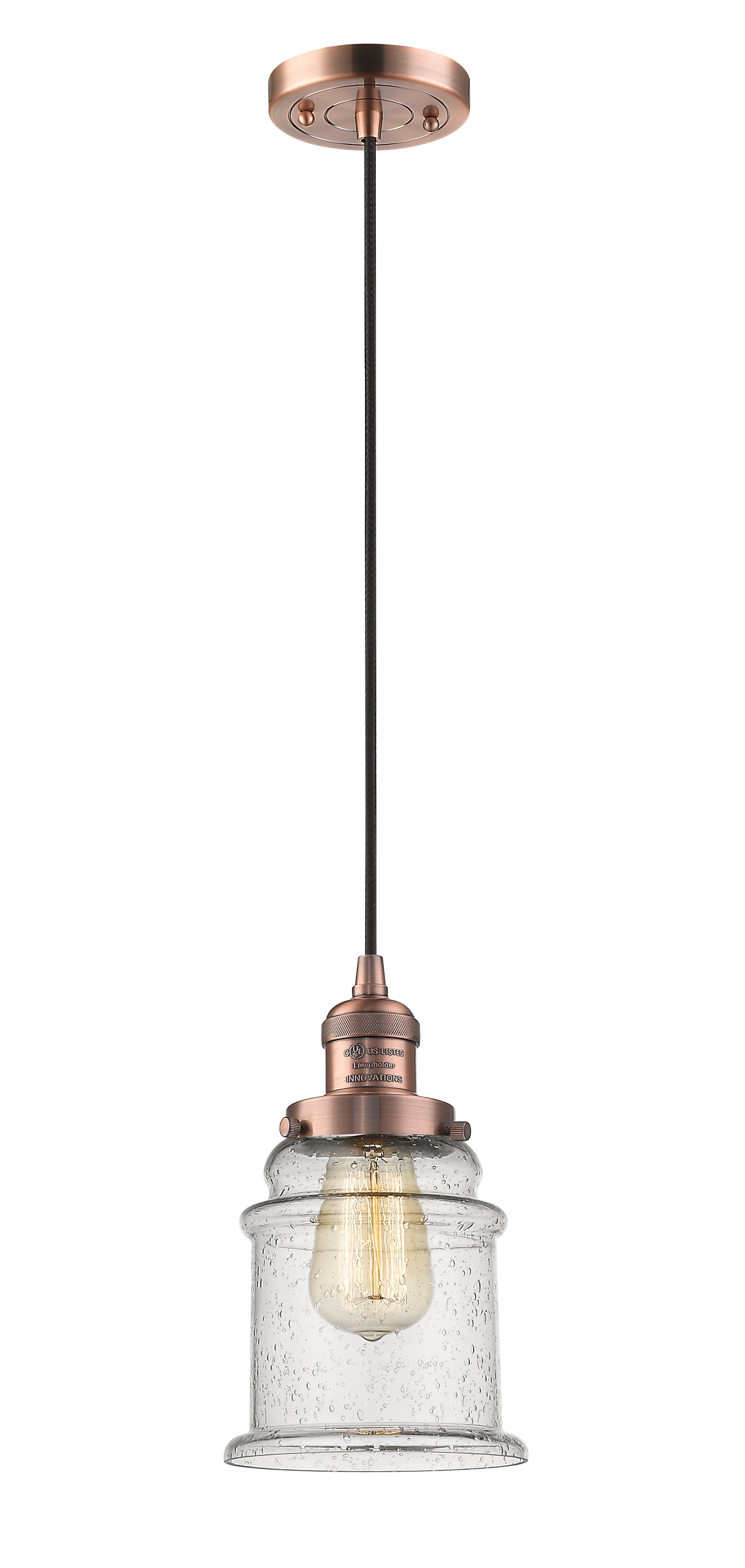 Franklin Restoration Mini Pendant Antique Brass