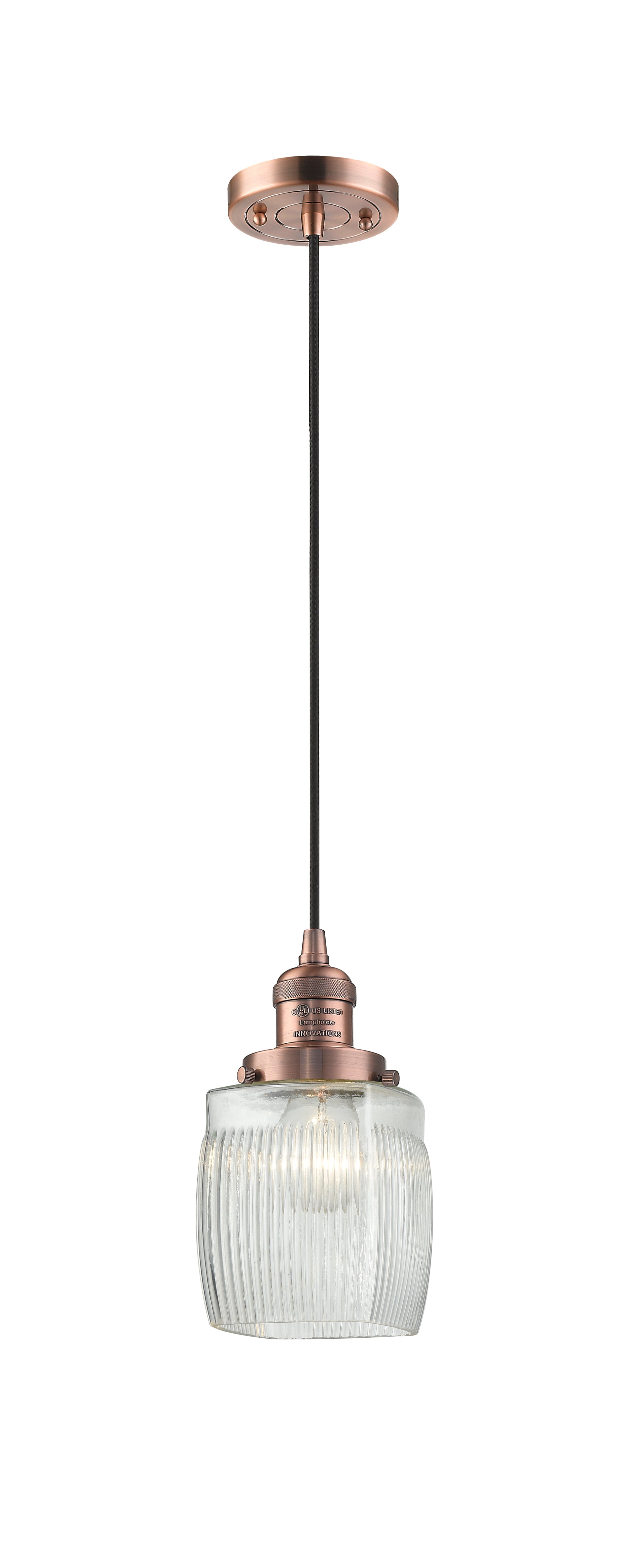 Franklin Restoration Mini Pendant Antique Brass