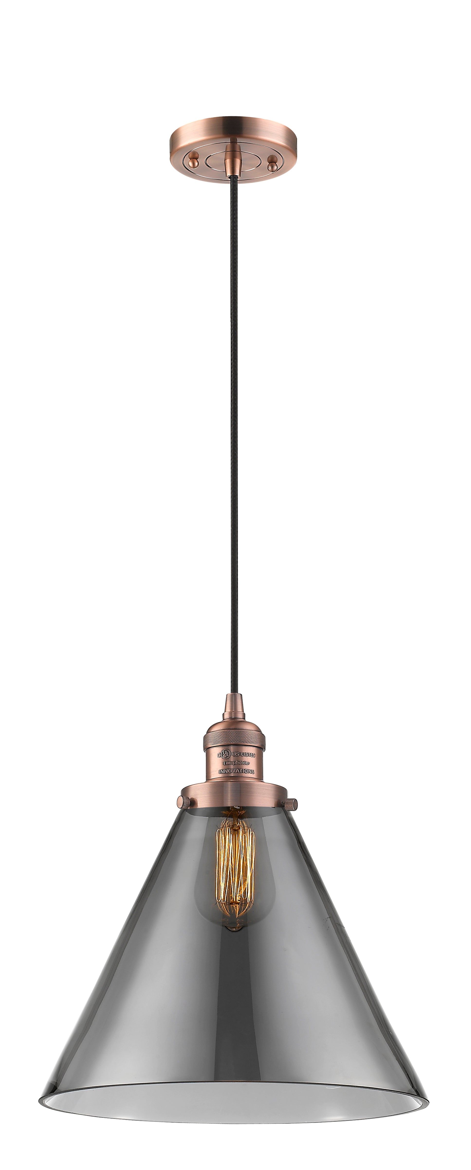 Franklin Restoration Mini Pendant Antique Brass