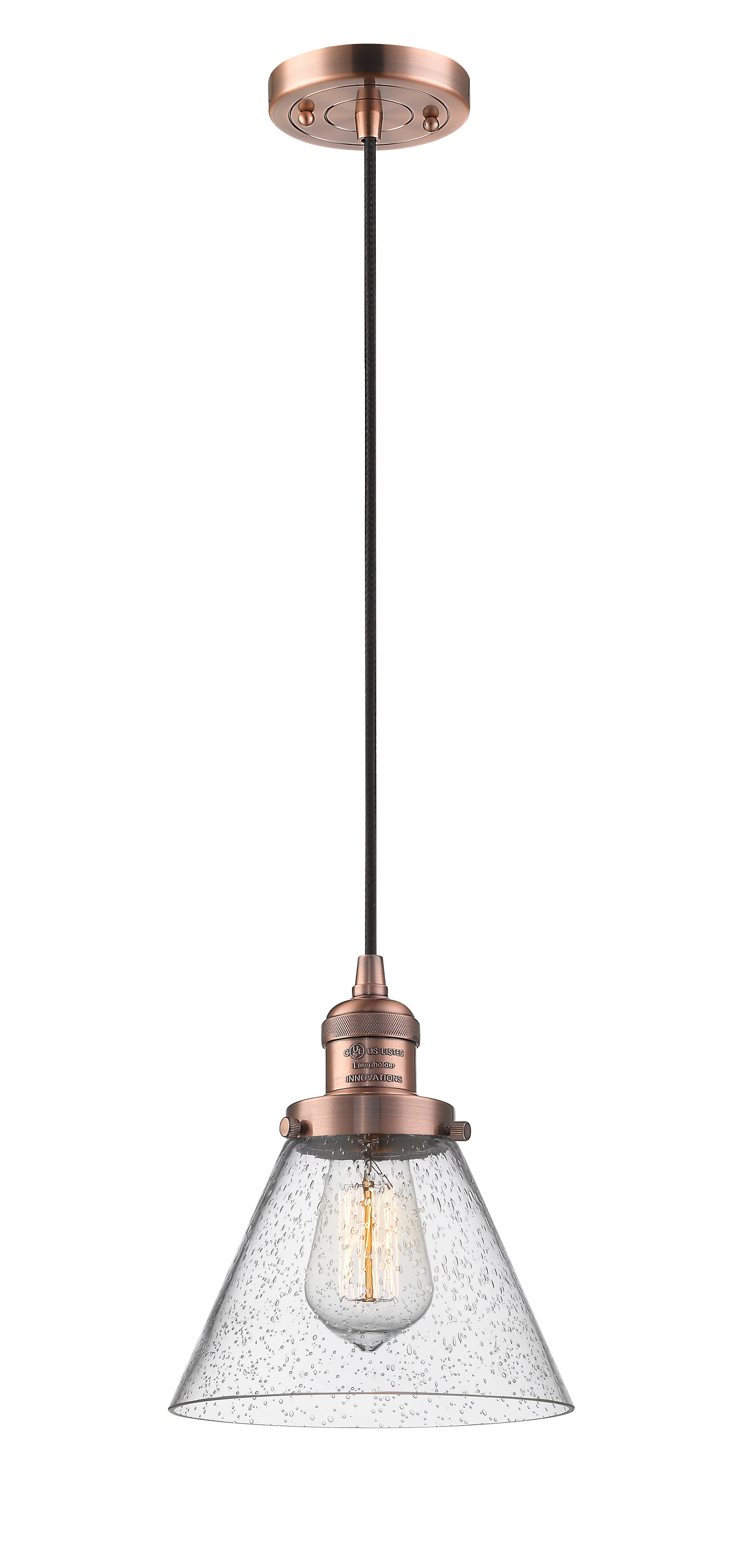 Franklin Restoration Mini Pendant Antique Brass