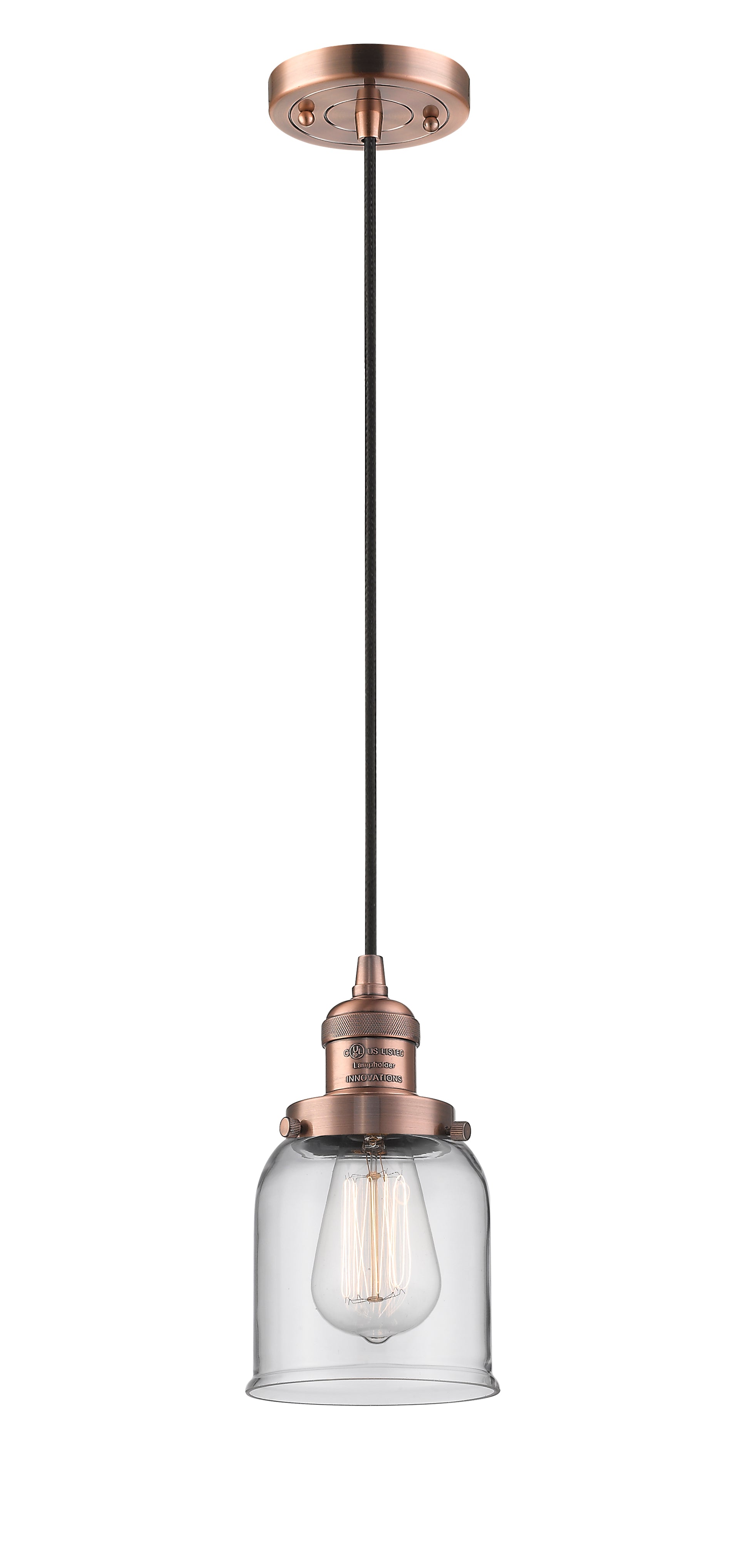 Franklin Restoration Mini Pendant Cast Brass