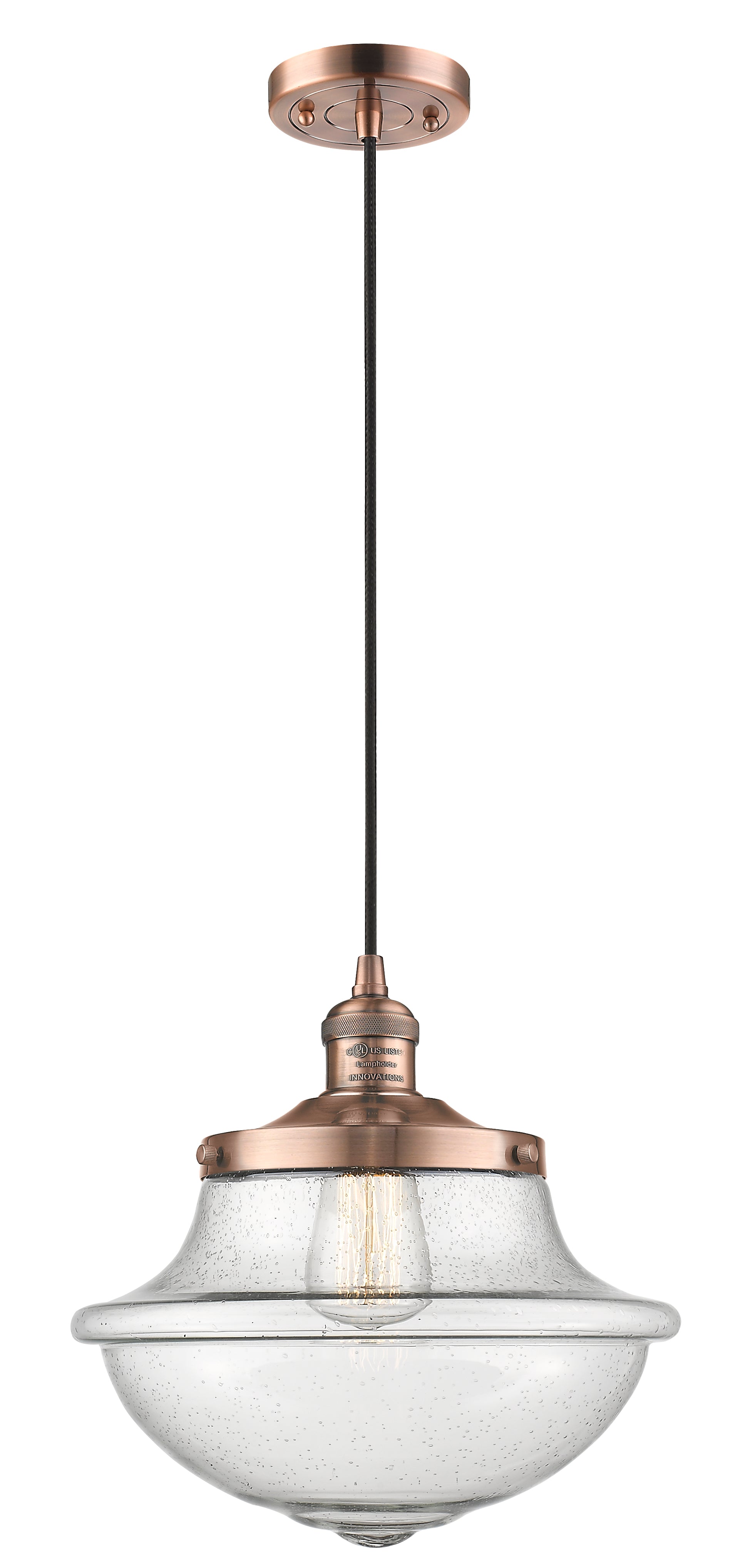 Franklin Restoration Mini Pendant Antique Brass