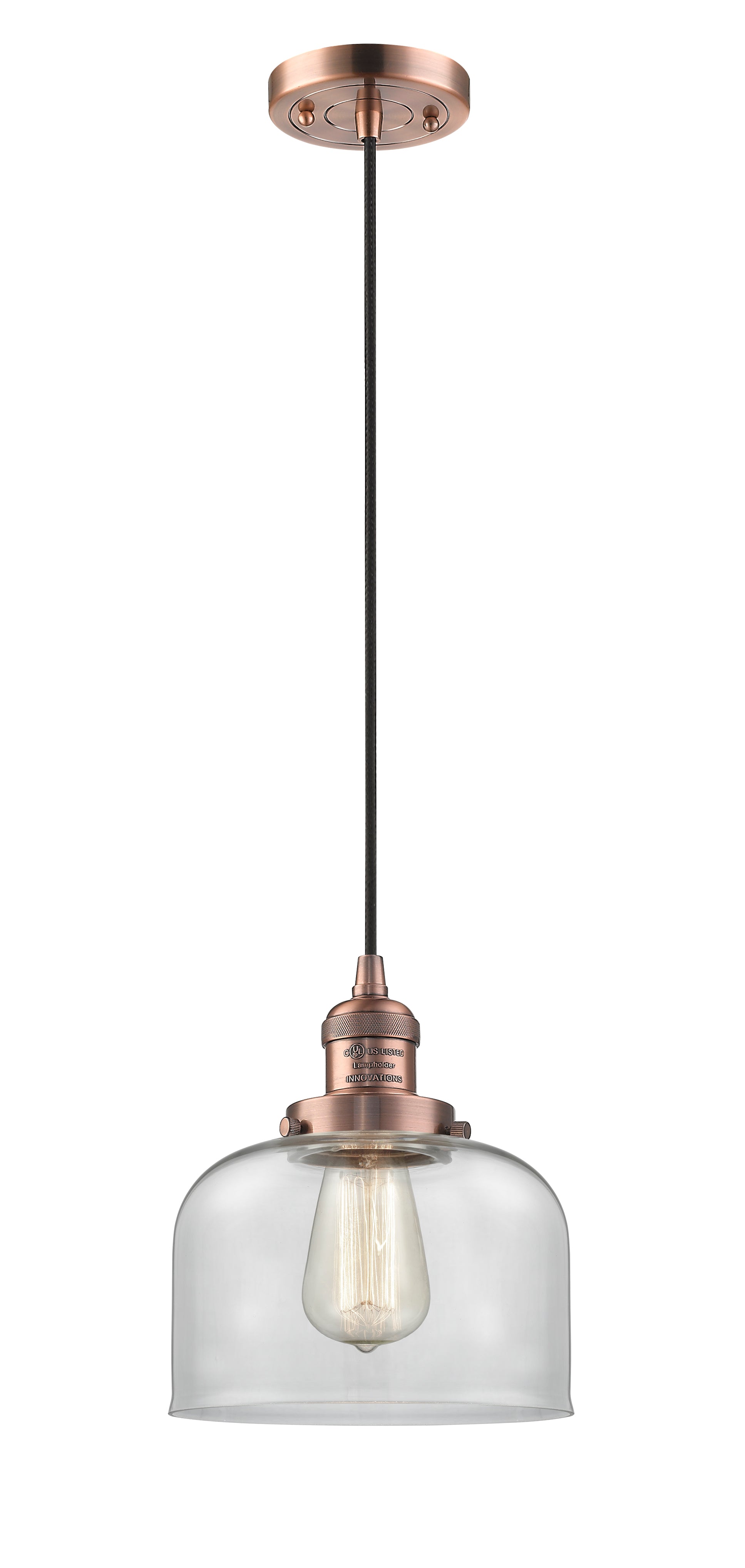 Franklin Restoration Mini Pendant Cast Brass