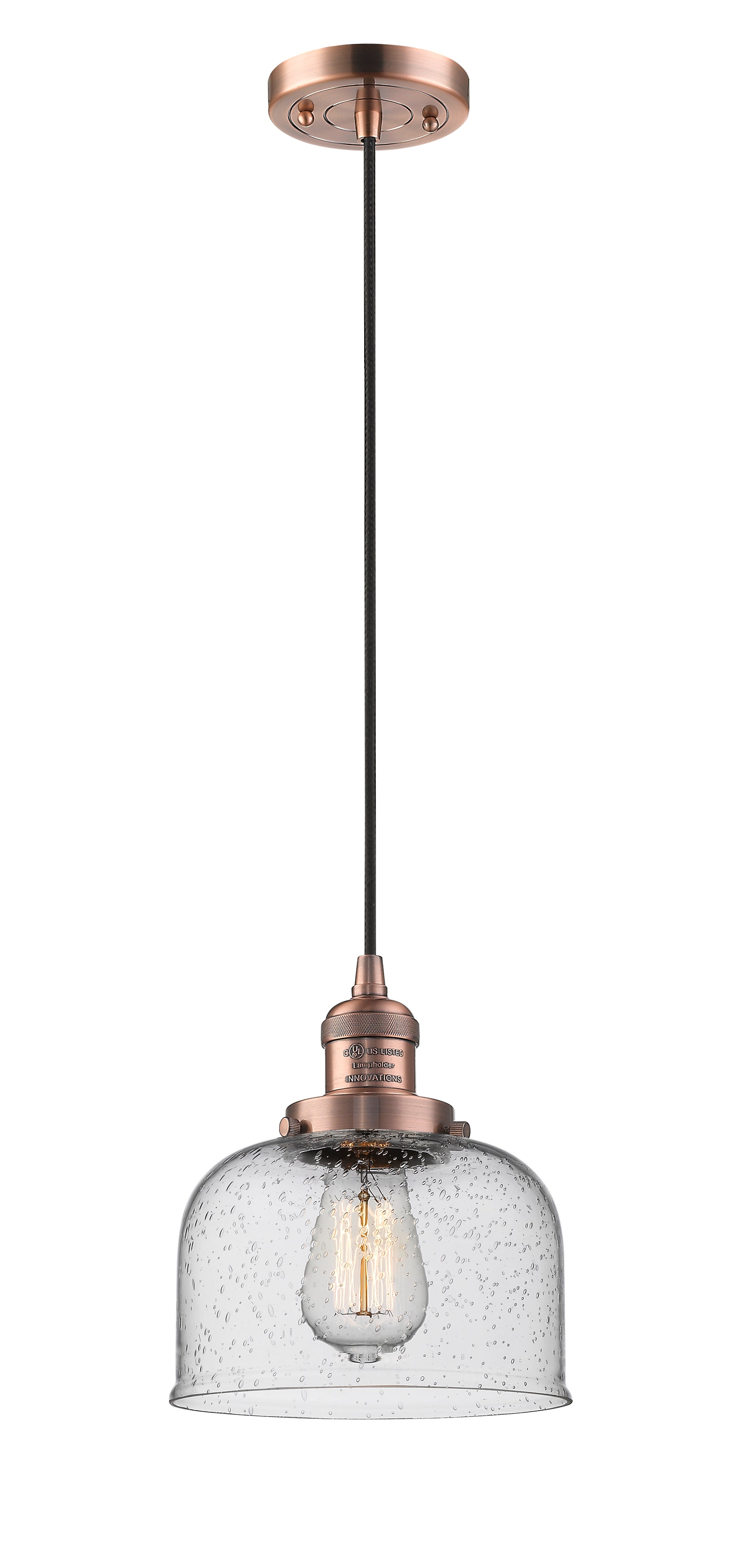 Franklin Restoration Mini Pendant Antique Brass