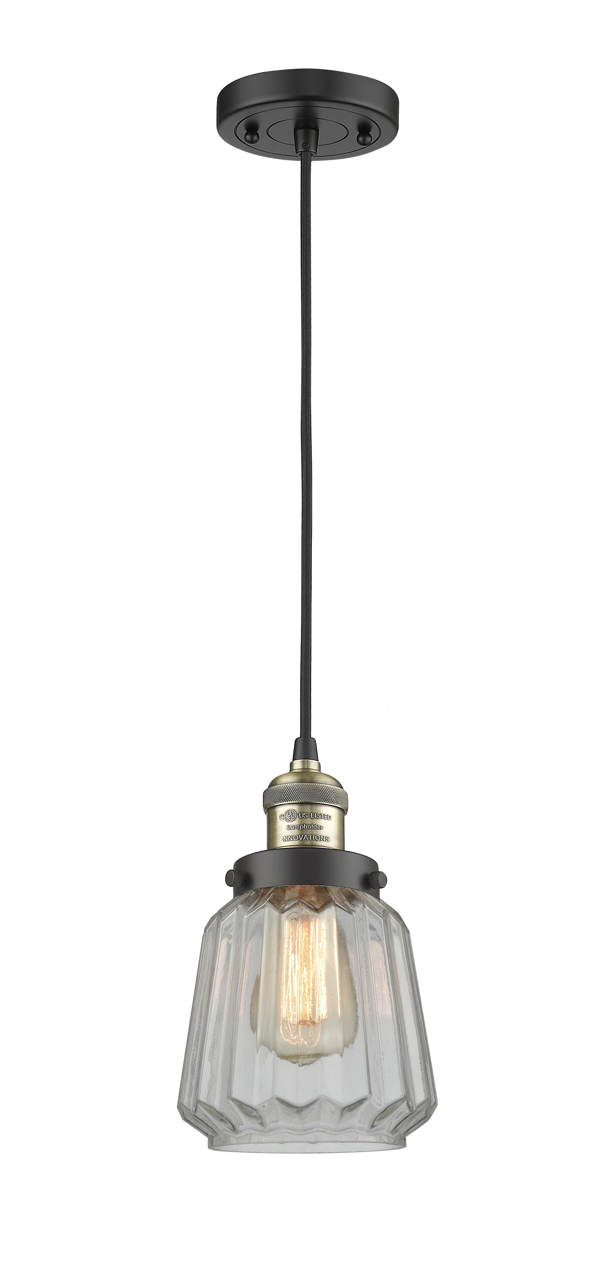 Franklin Restoration Mini Pendant Antique Brass