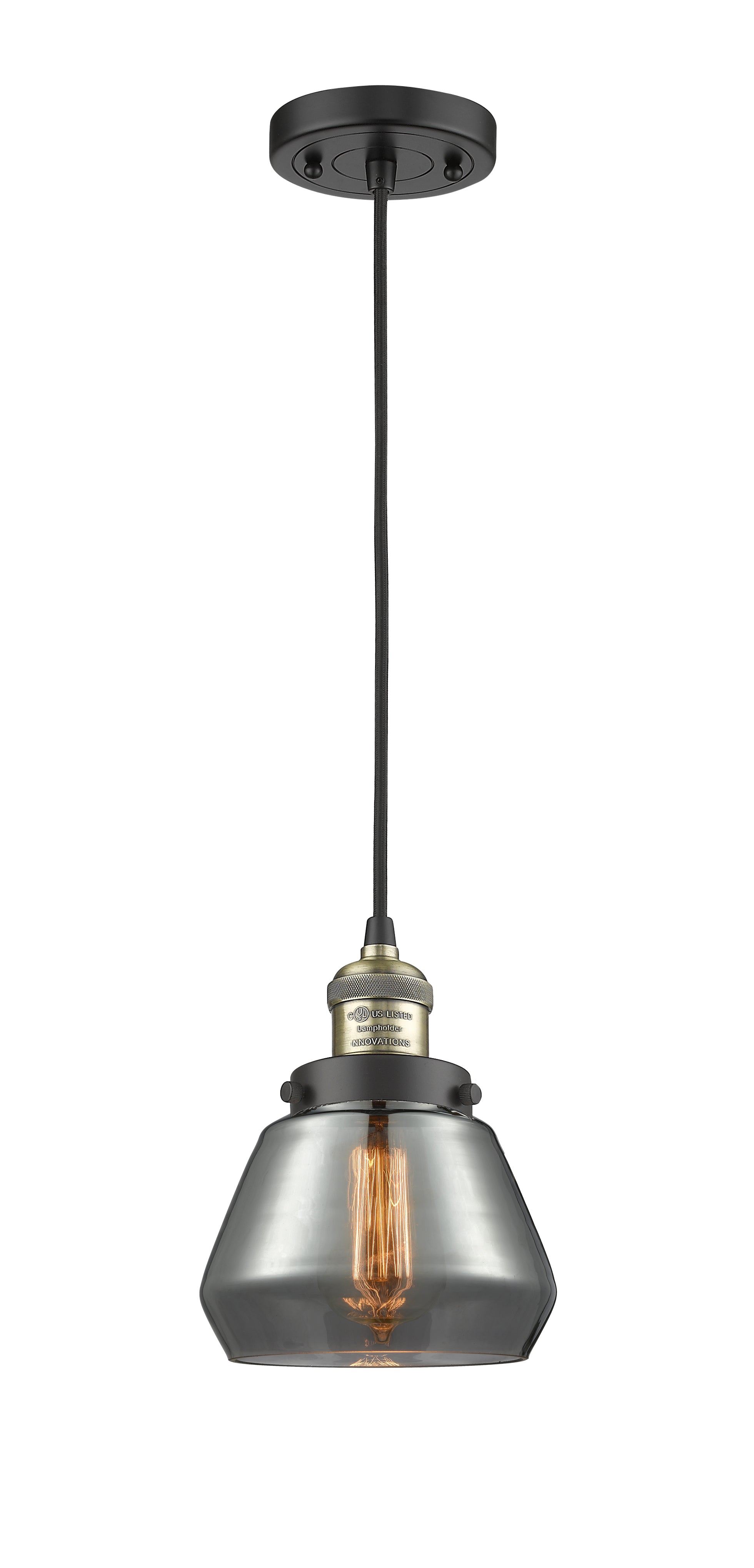 Franklin Restoration Mini Pendant Antique Brass