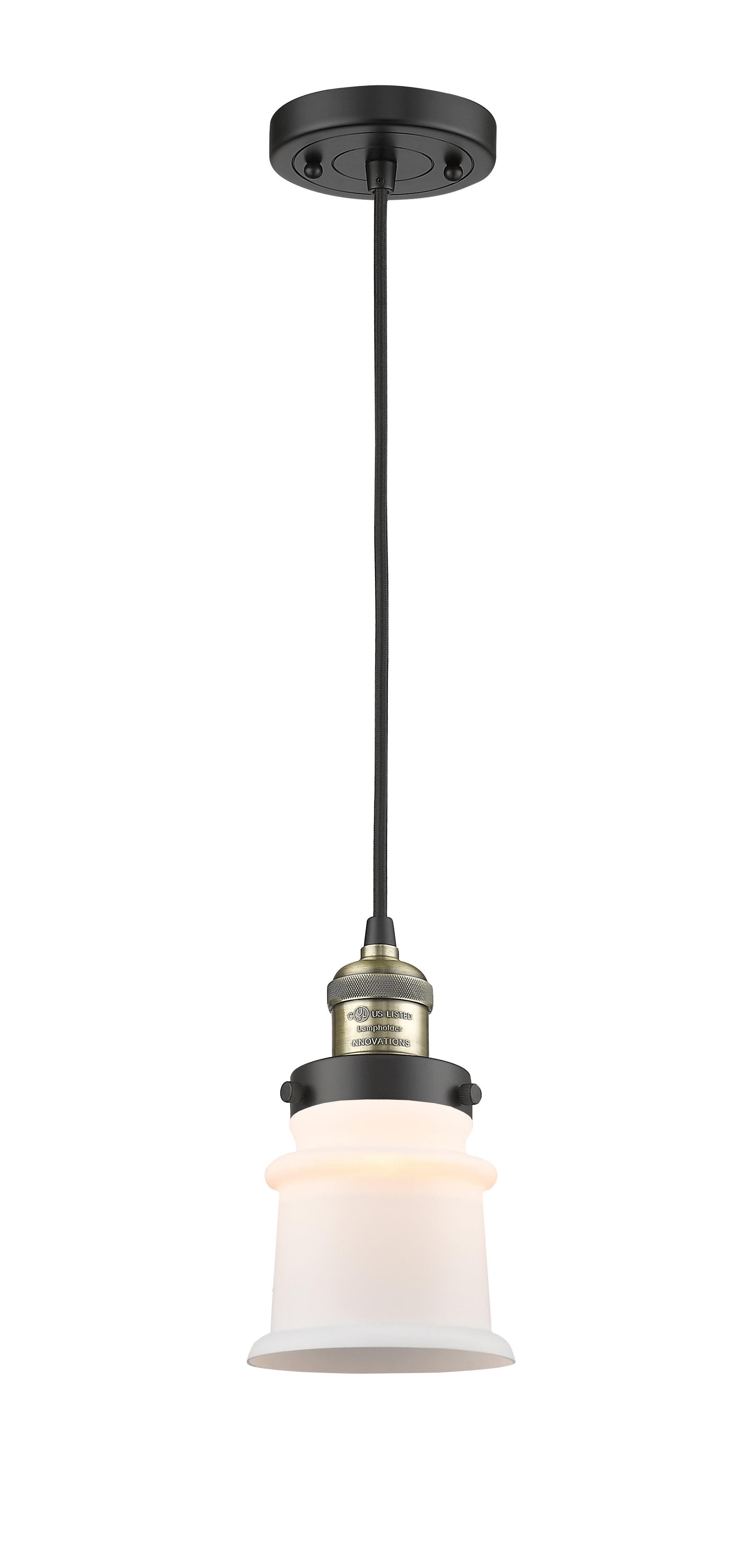 Franklin Restoration Mini Pendant Brass 5.25