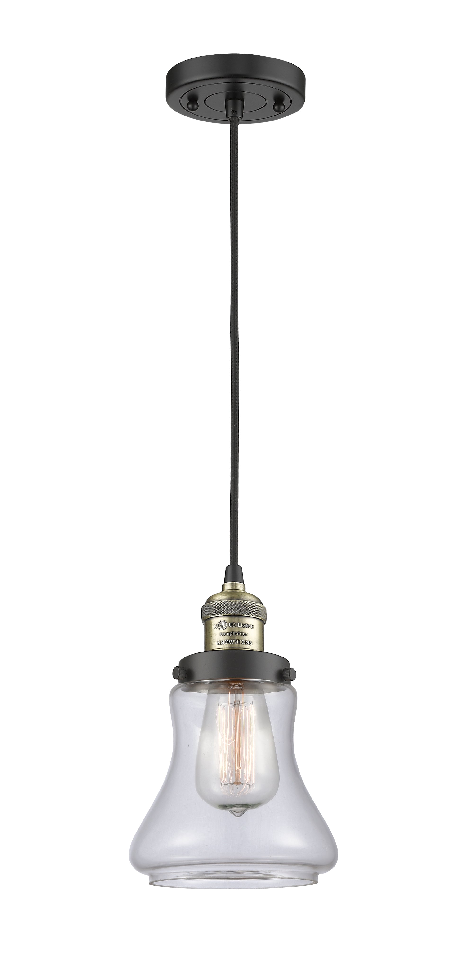Franklin Restoration Mini Pendant Antique Brass