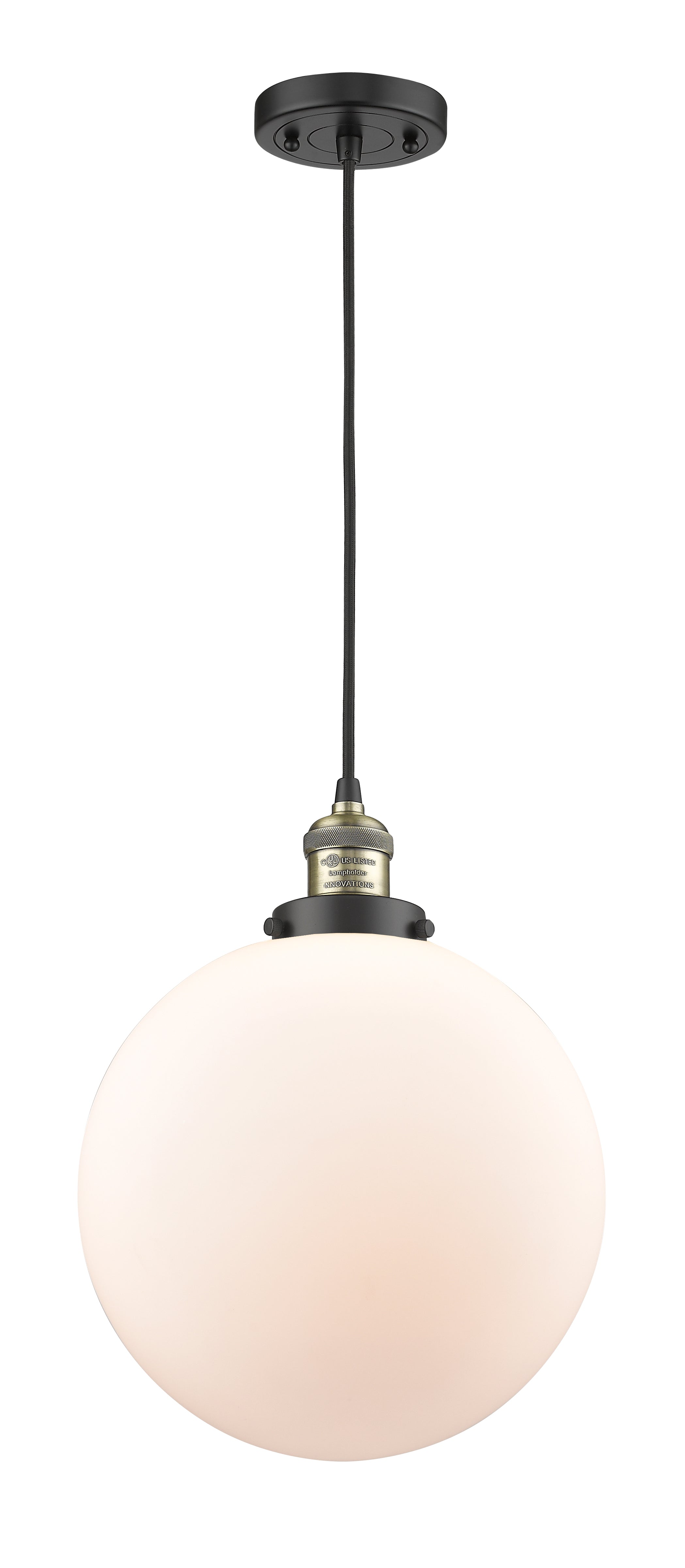 Franklin Restoration Mini Pendant Antique Brass
