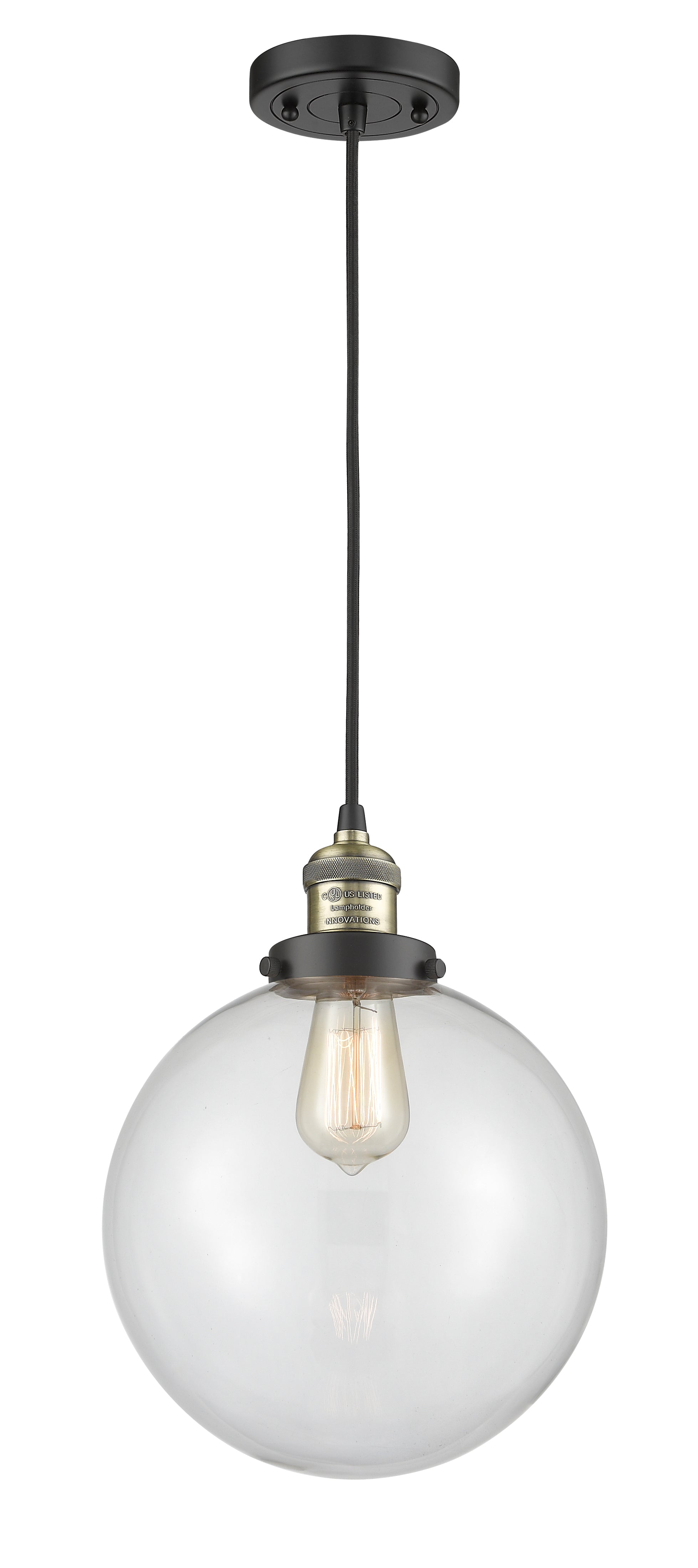 Franklin Restoration Mini Pendant Brass Steel