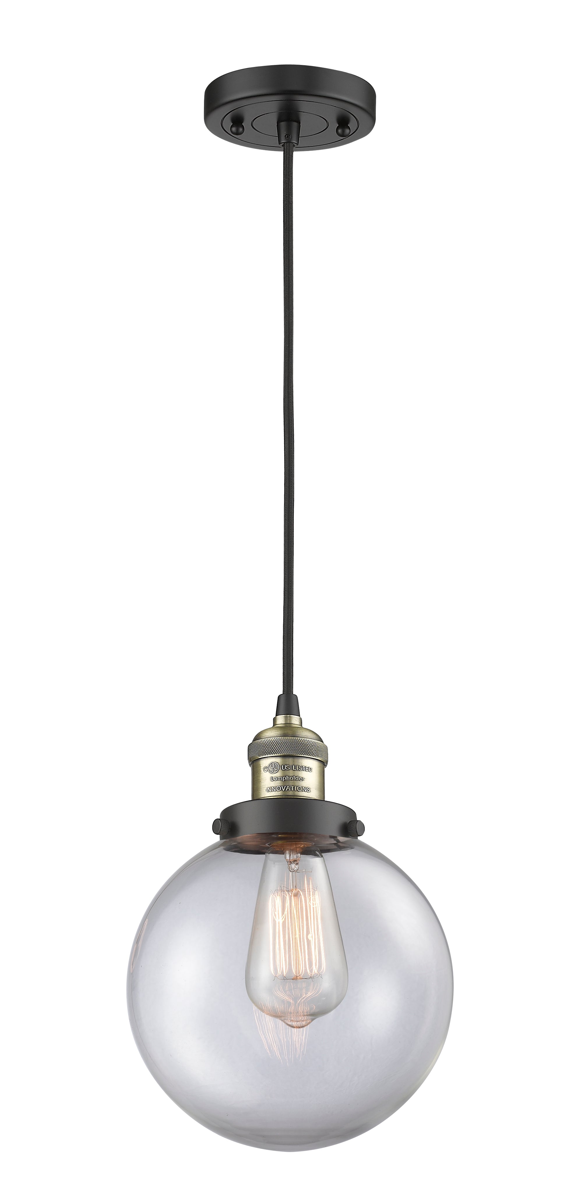 Franklin Restoration Mini Pendant Antique Brass