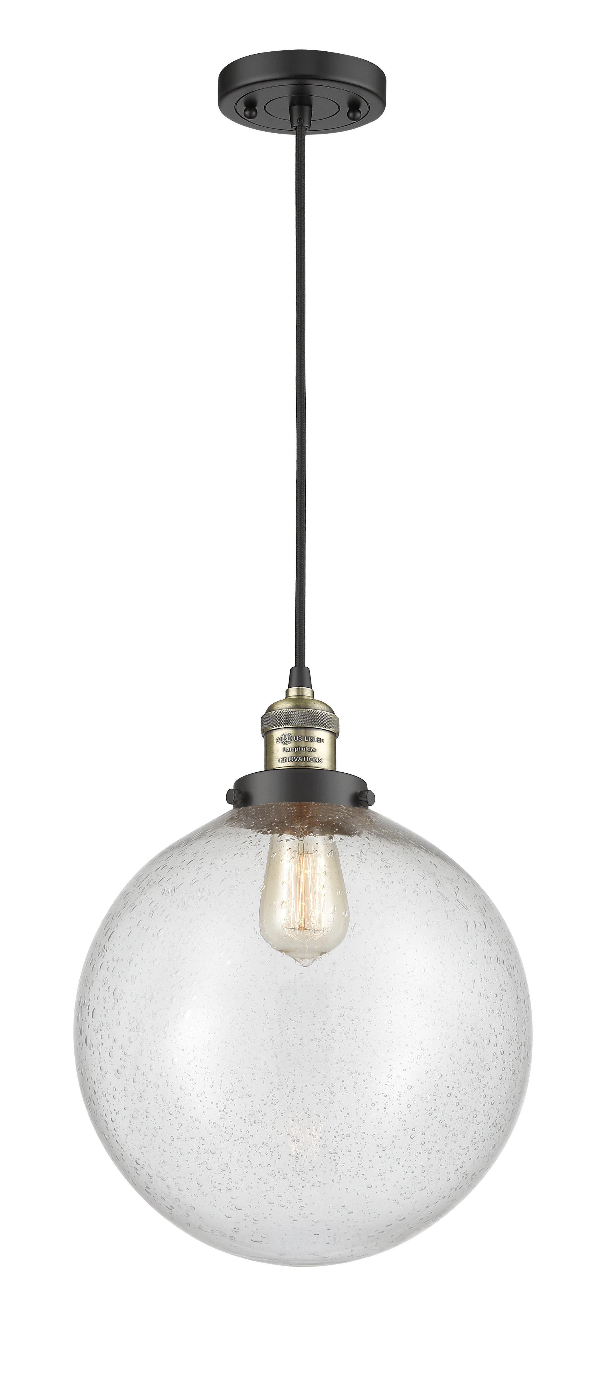 Franklin Restoration Mini Pendant Antique Brass