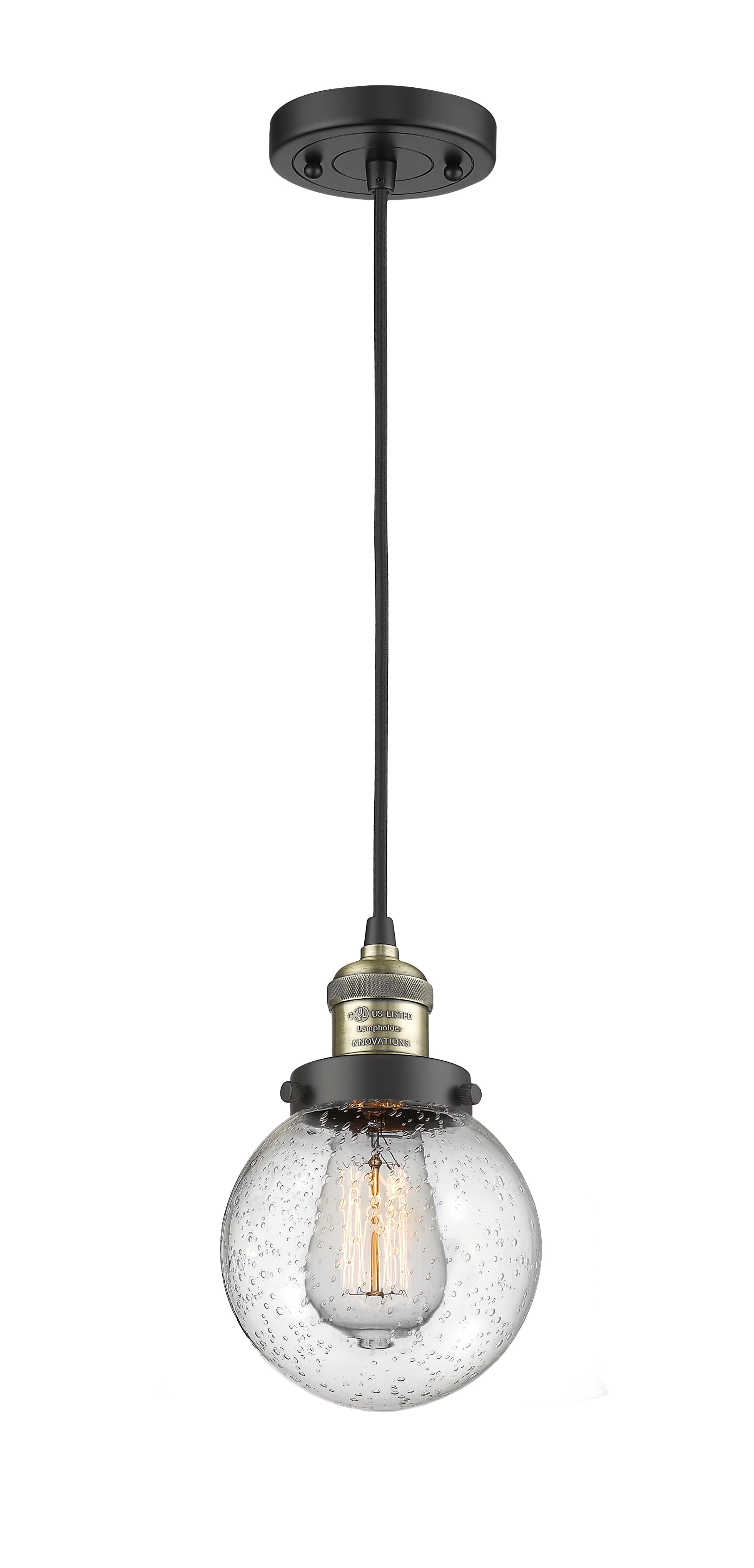 Franklin Restoration Mini Pendant Antique Brass