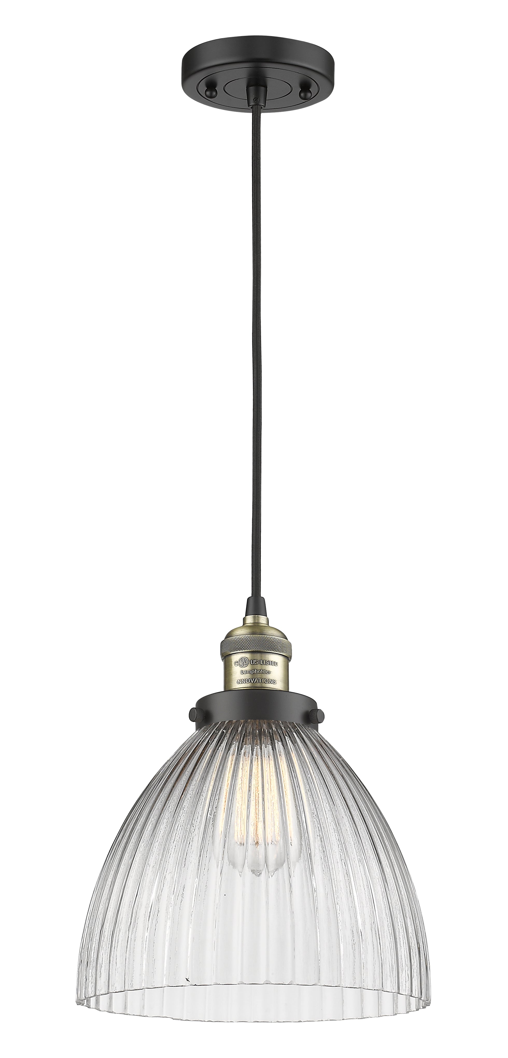 Franklin Restoration Mini Pendant Brass Finish